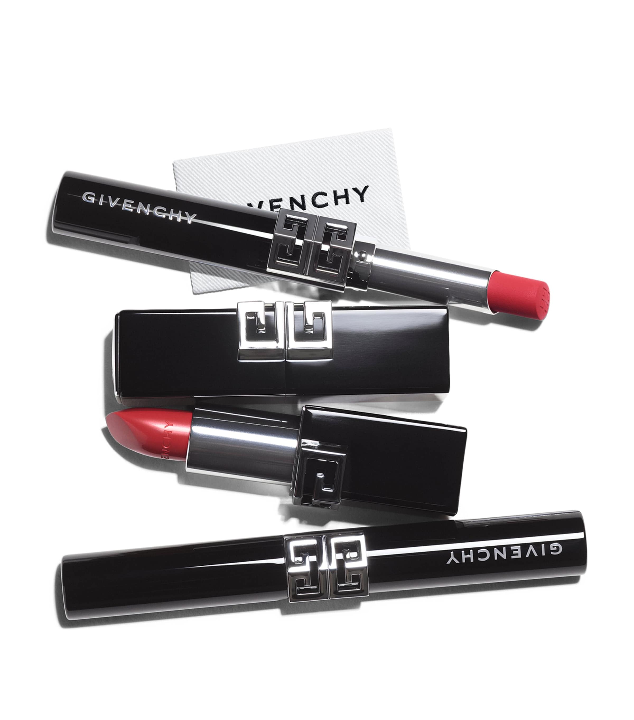 Givenchy Le Rouge Satin Silk High-Definition Lipstick Sculptural Red Image 9