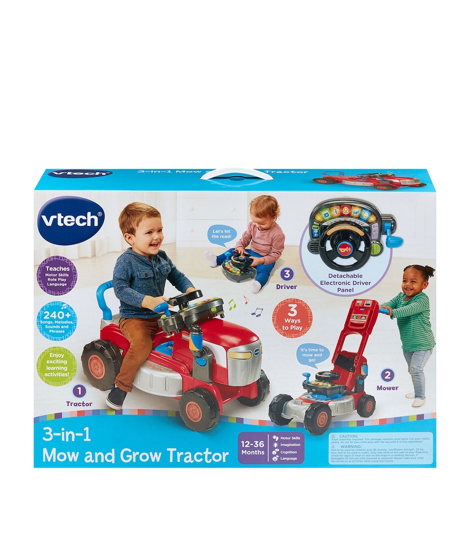 3-in-1 Mow and Grow Tractor Toy MULTI Image 6