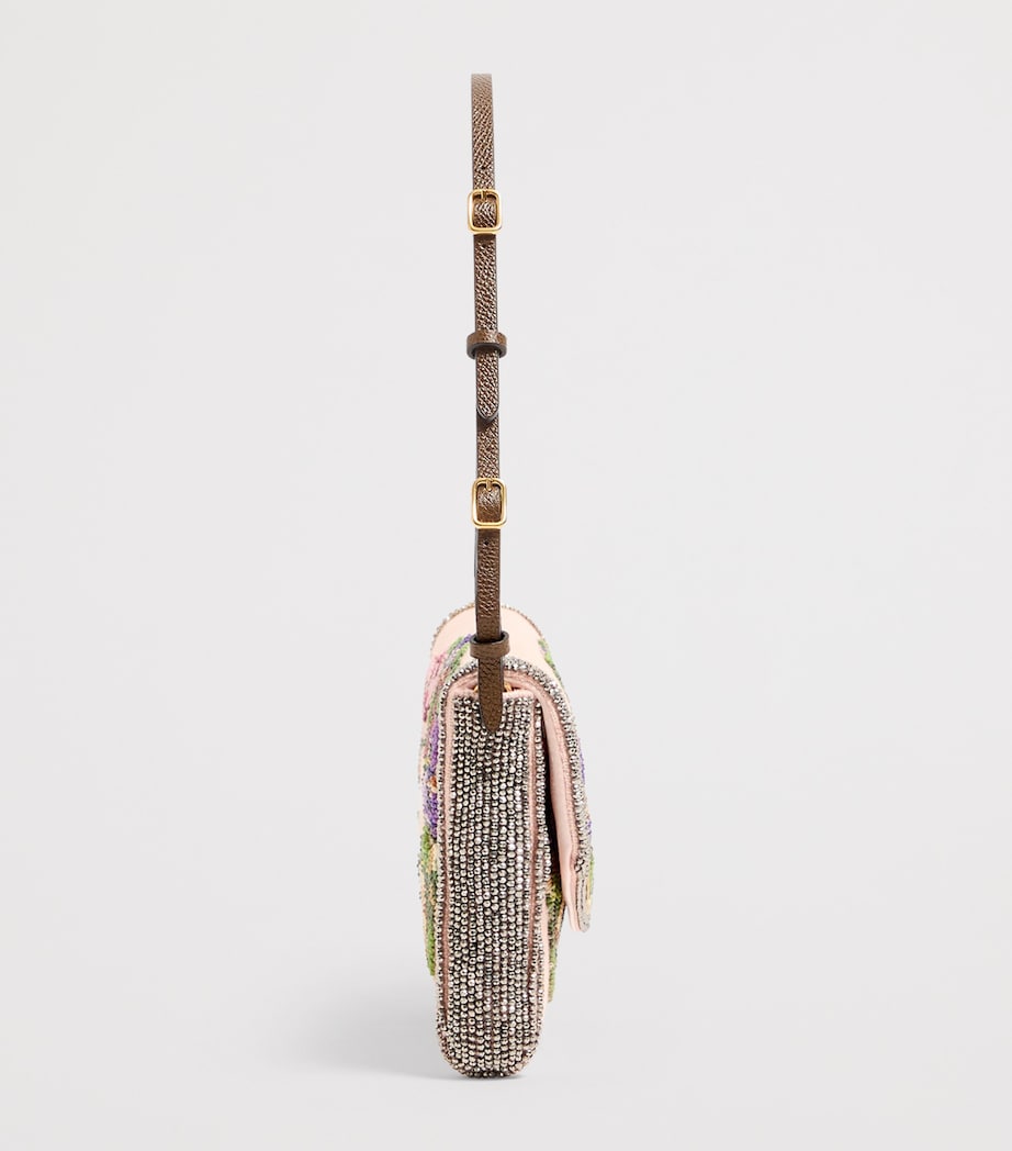 Valentino Garavani Small Beaded DeVain Shoulder Bag Image 4