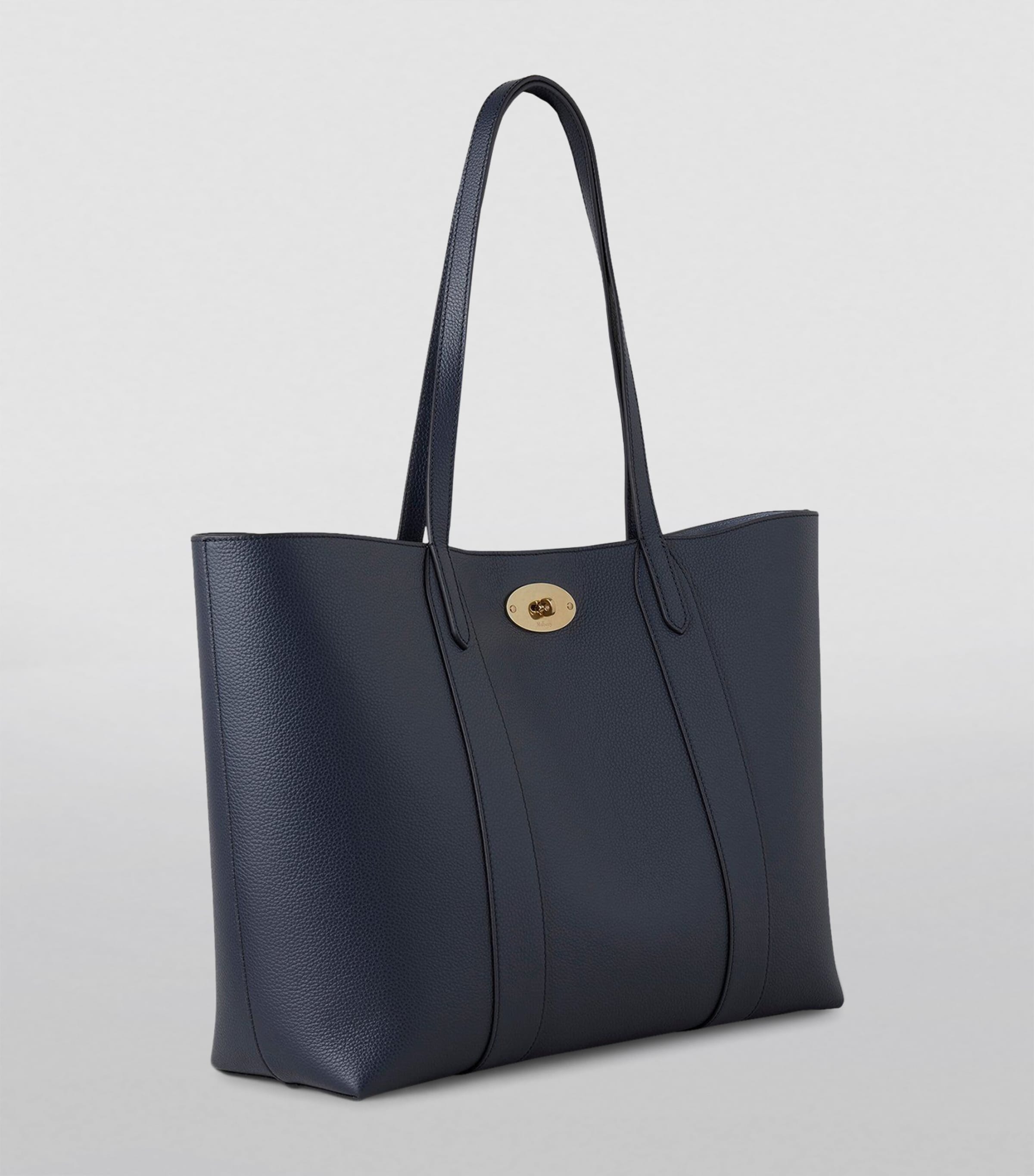 Mulberry Leather Bayswater Tote Bag Night Sky Image 4