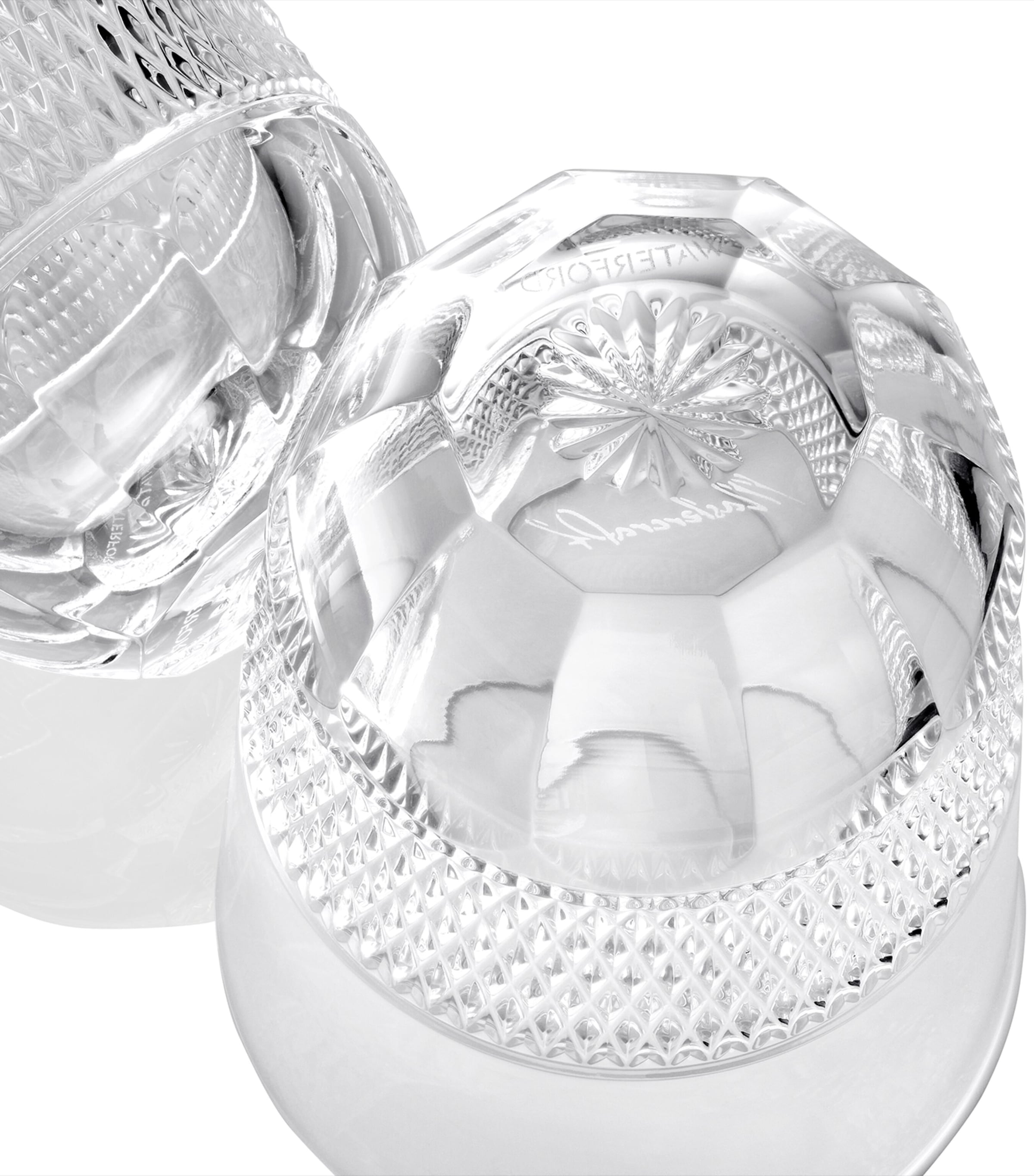 Set of 2 Crystal Copper Coast Water Glasses CLEAR Image 3