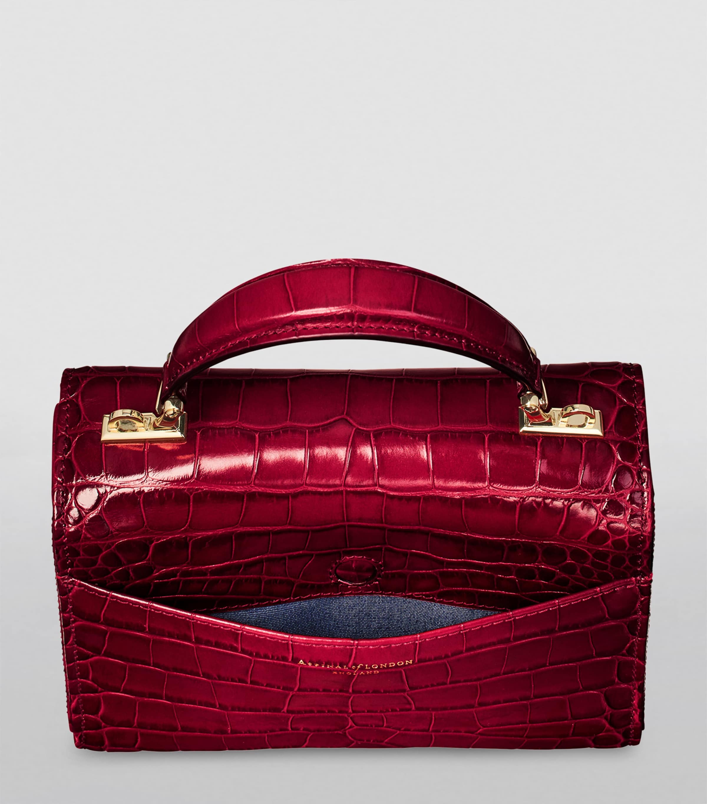 Midi Mayfair Top-Handle Bag CHERRY OMBRE Image 8