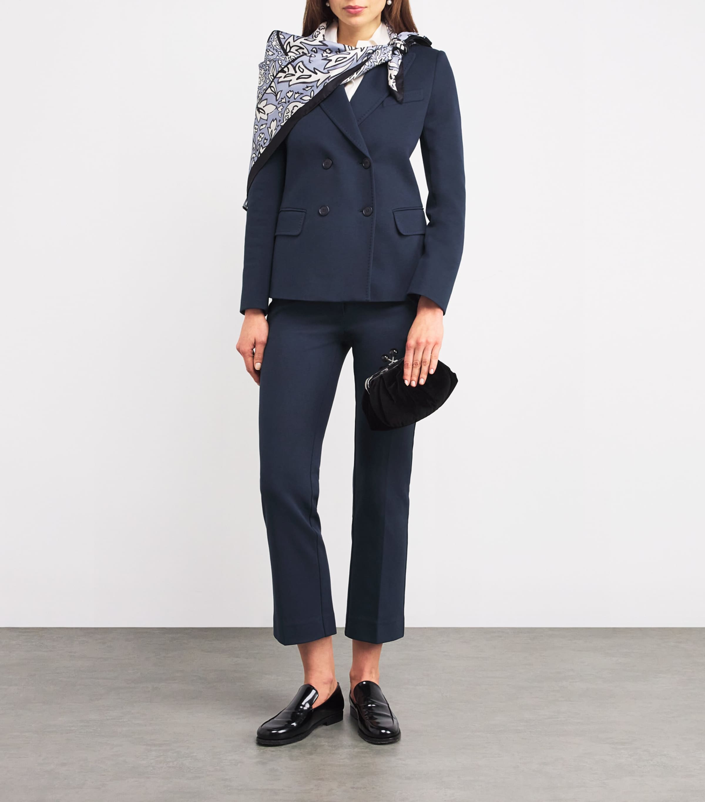 Weekend Max Mara Jersey Double-Breasted Blazer | Harrods US