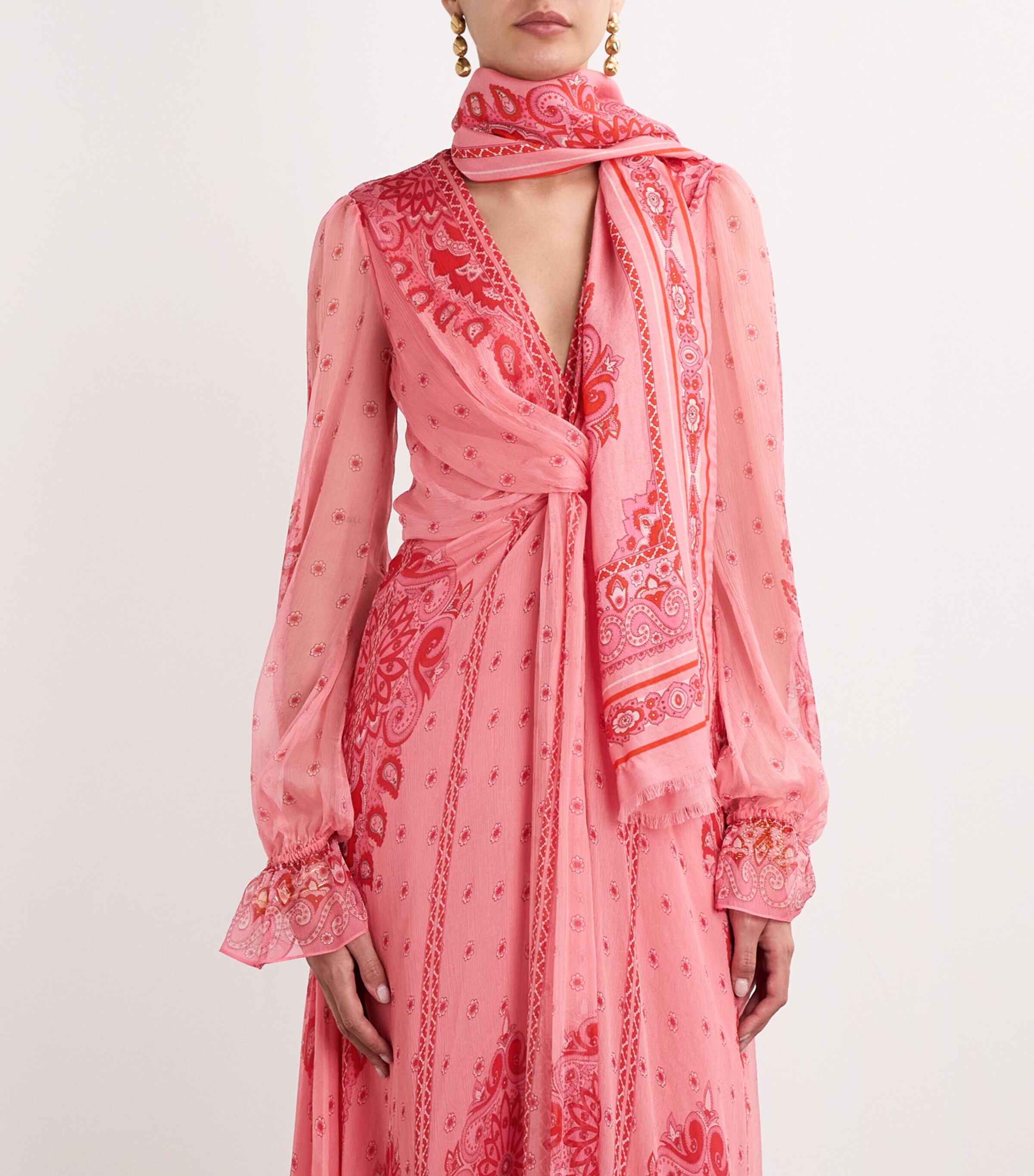 Etro Cashmere-Silk-Wool-Blend Scarf Image 4