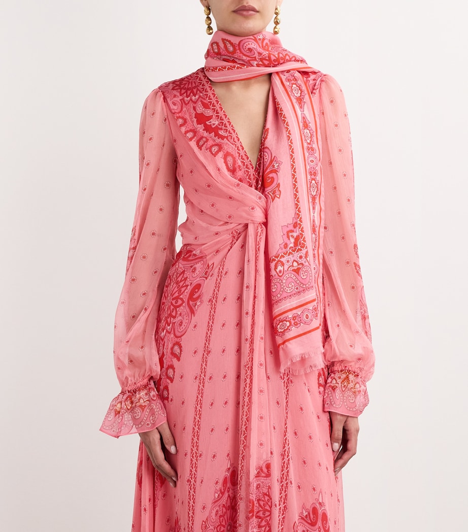 Etro Cashmere-Silk-Wool-Blend Scarf Image 4