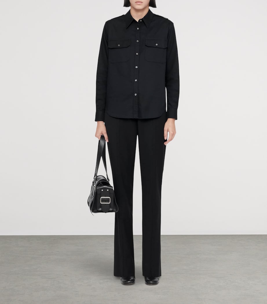 AllSaints Womens Roxanne Trousers Black Image 5