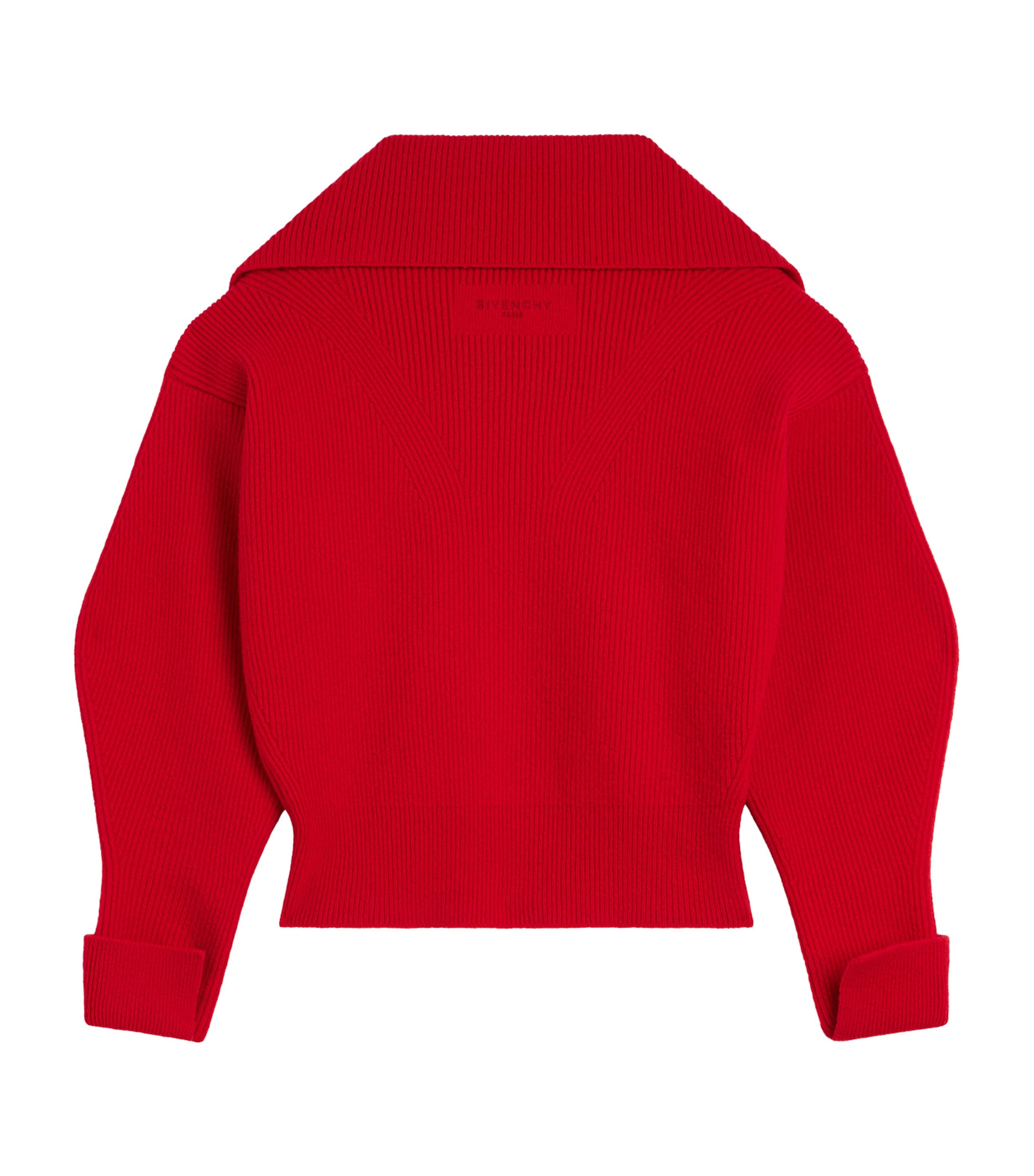 Givenchy Womens Wool-Blend Zip-Up Cardigan Image 7