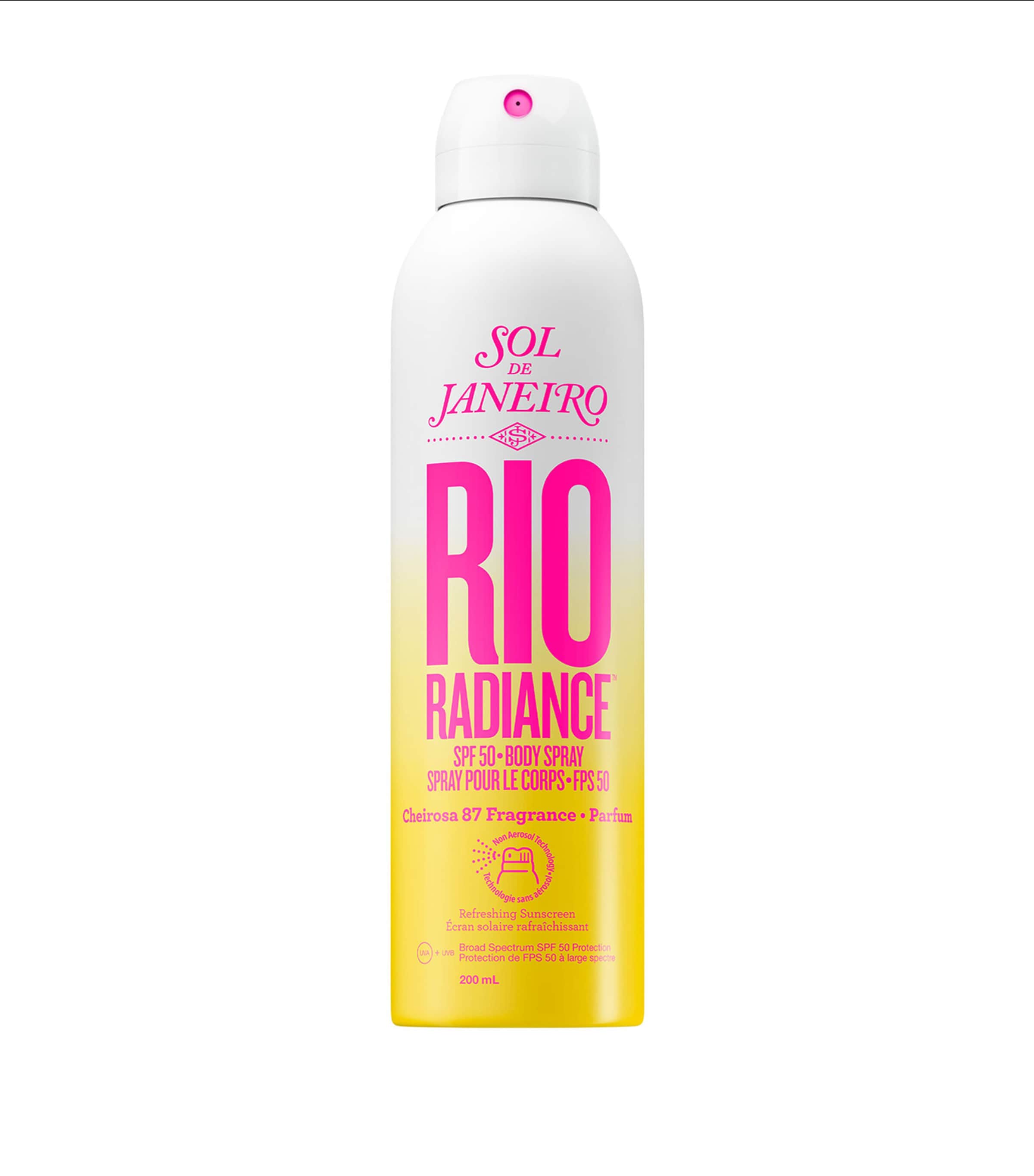 SOL DE JANEIRO Rio Radiance Body Spray SPF 50 (200ml) | Skincare | Suncare & Self Tanning | Sun Creams | Designers | SOL DE JANEIRO | As Seen on Social