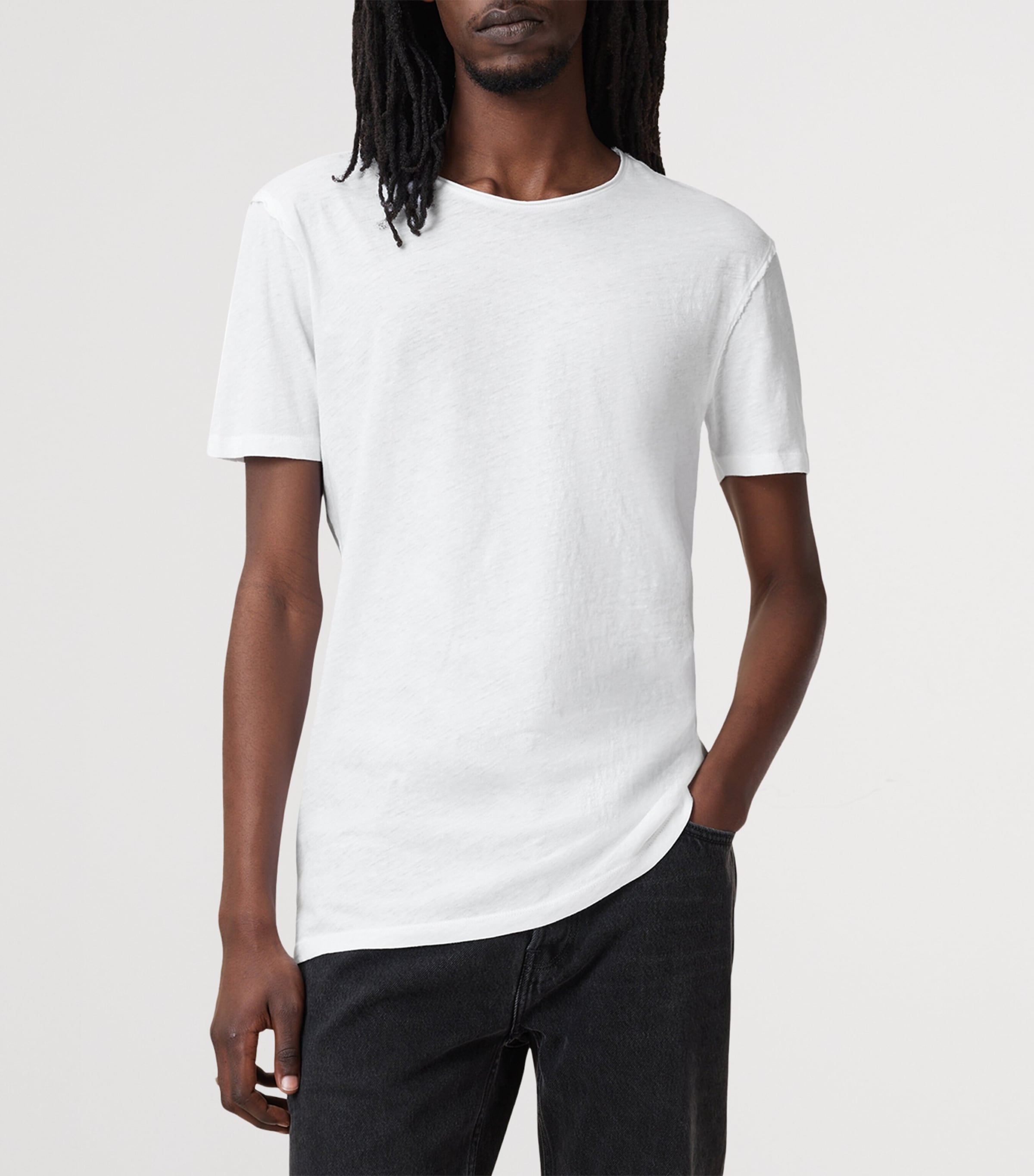 Organic Cotton Figure T-Shirt OPTIC WHITE Image 3