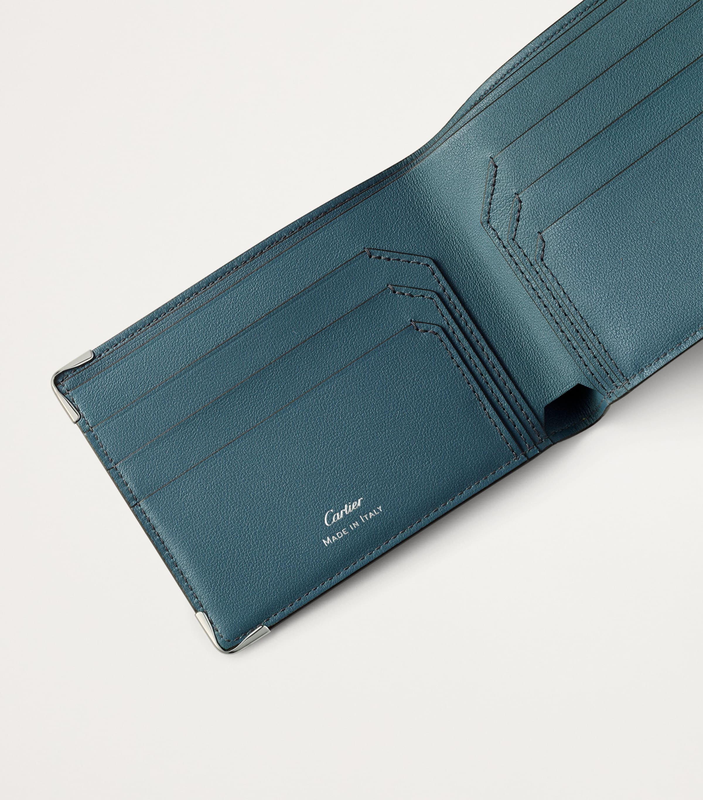 Cartier Leather Must de Cartier XL Logo Bifold Wallet Grey Image 4