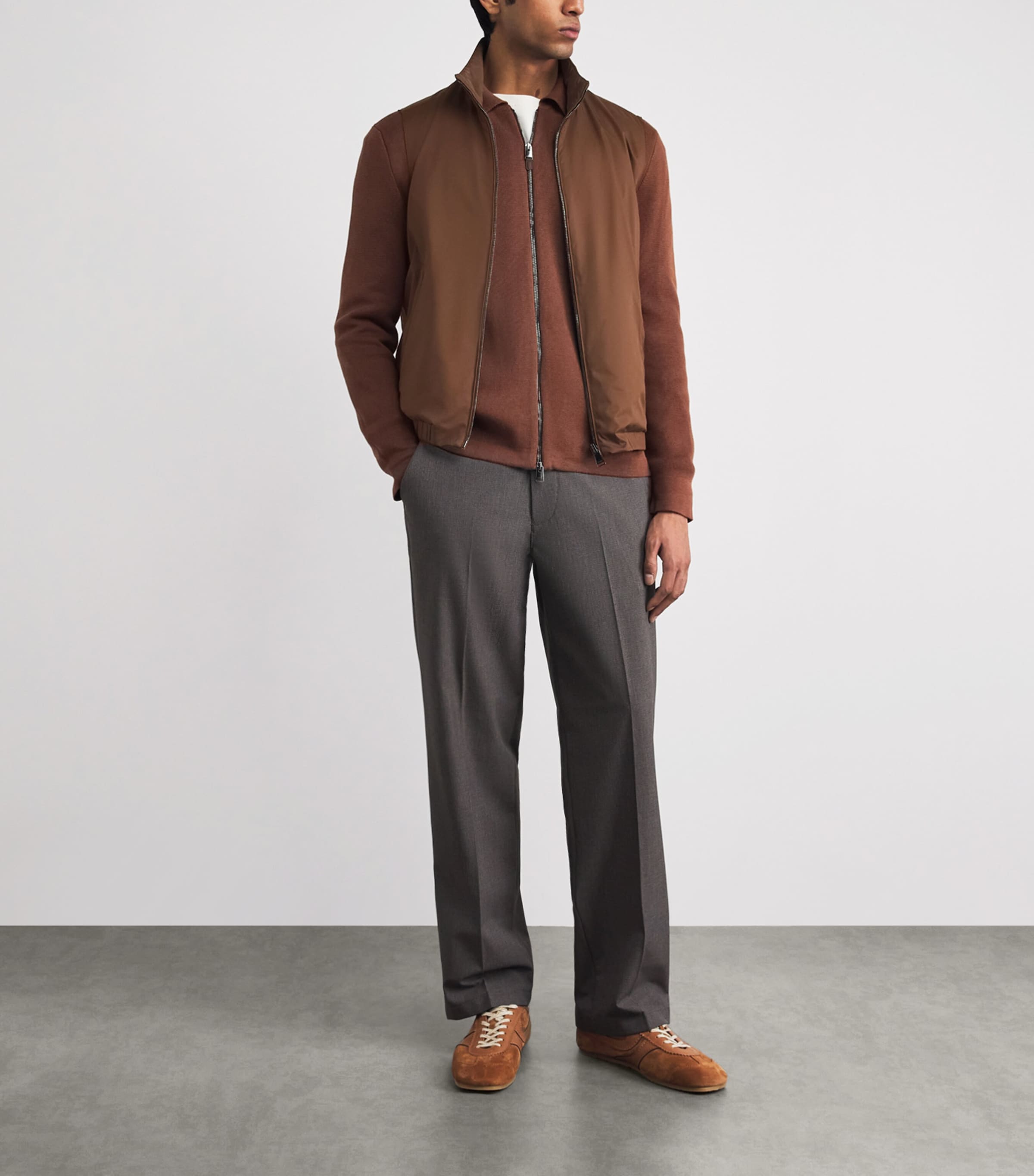 Canali Mens Reversible Gilet Image 2