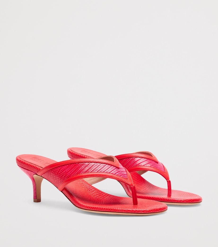 Malone Souliers Leather Koko Thong Sandals 45 Marigold Image 3