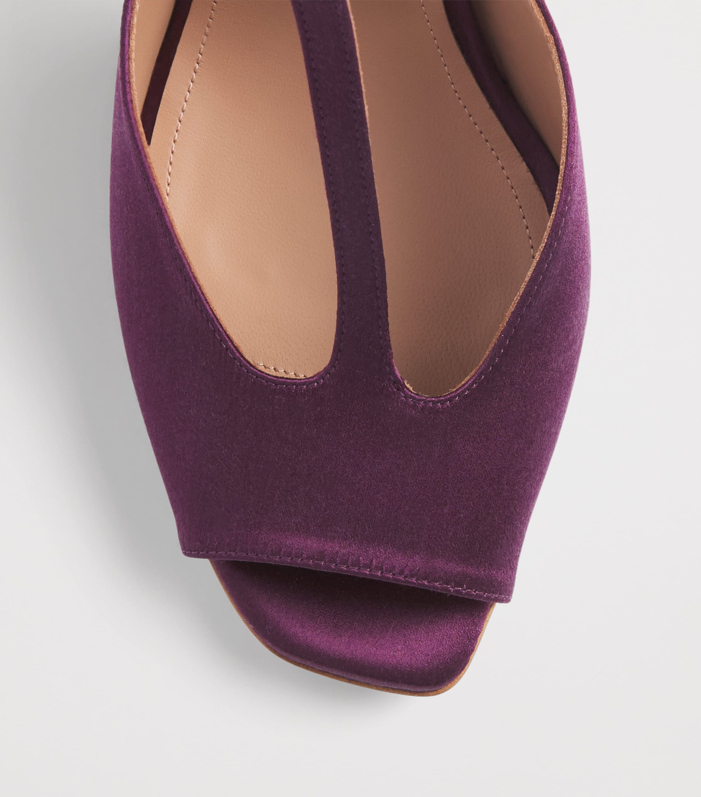 Malone Souliers Satin Nomi Heeled Sandals 90 Deep Purple Image 6