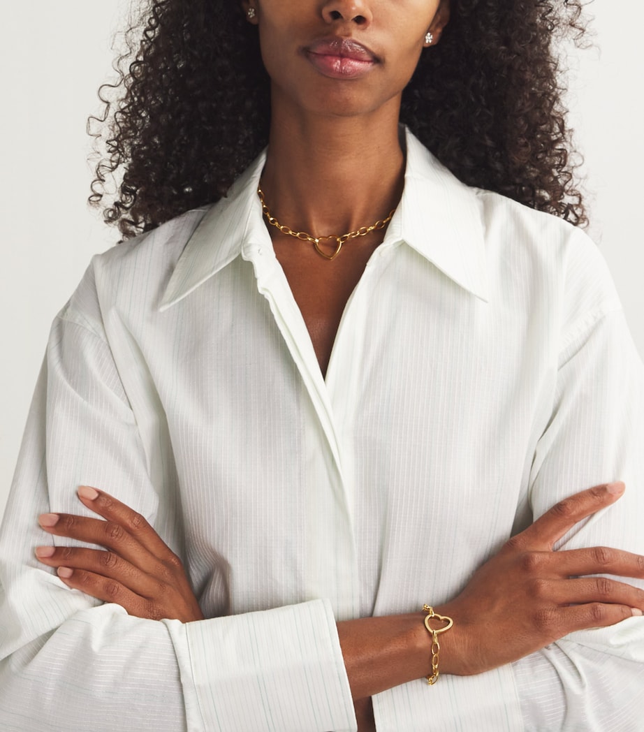 Yellow Gold Edith Heart Chain Bracelet YELLOW GOLD Image 5