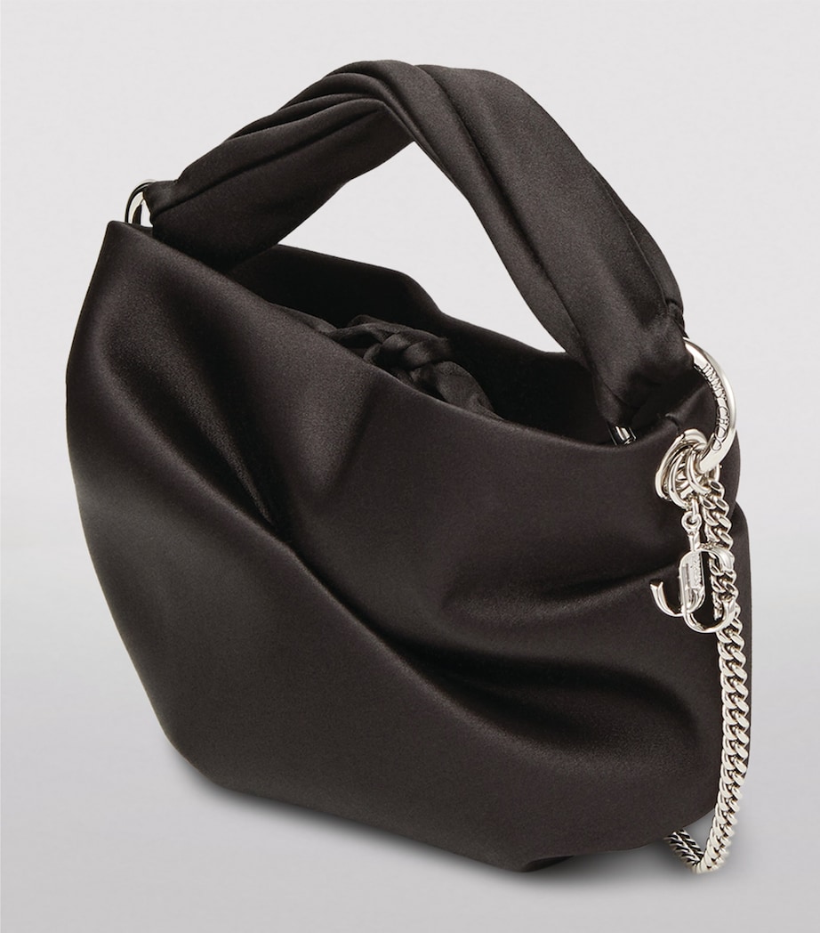 Satin Bonny Top-Handle Bag BLACK Image 3