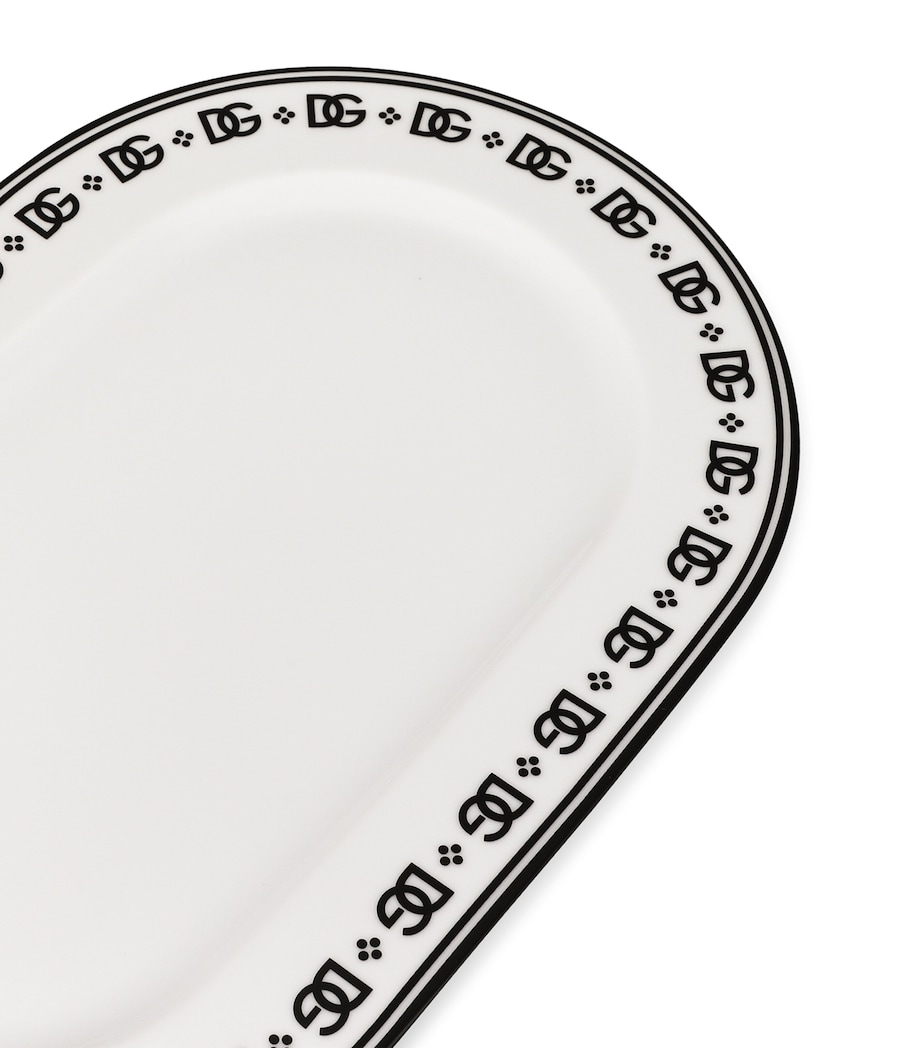 Porcelain DG Serving Plate (45.5cm) U0082-DG LOGO BORDO Image 4