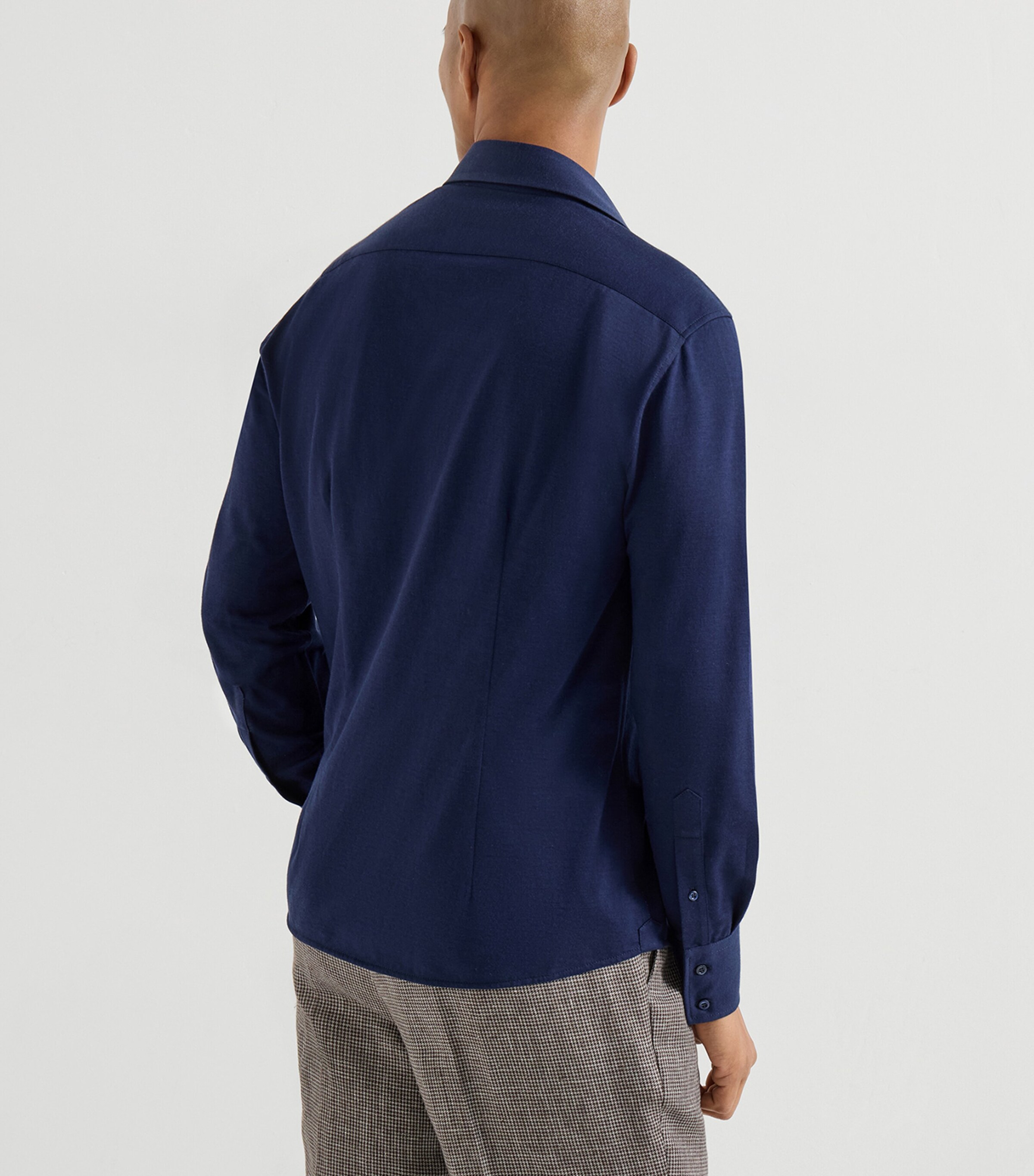 Brunello Cucinelli Mens Cotton Piqué Shirt Image 5