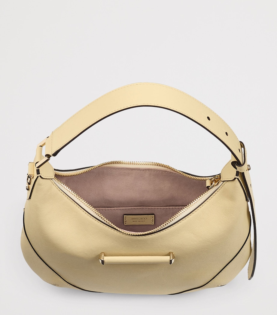 Small Bar Leather Shoulder Bag BUTTERMILK/SHINY GOL Image 2