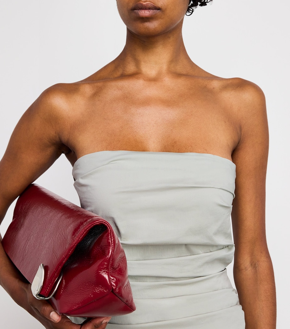 Cotton-Blend Strapless Maxi Dress SILVER Image 6