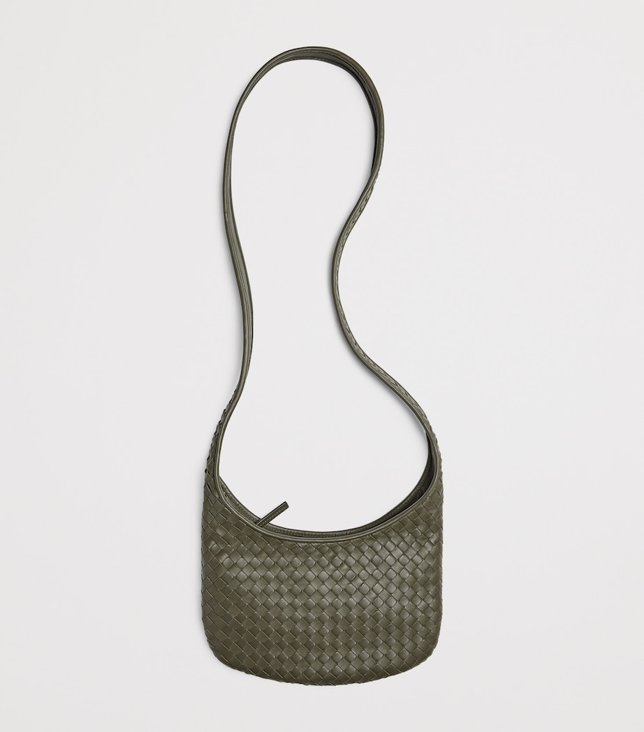 Small Leather Intrecciato Veneto Cross-Body Bag 3248 Image 3