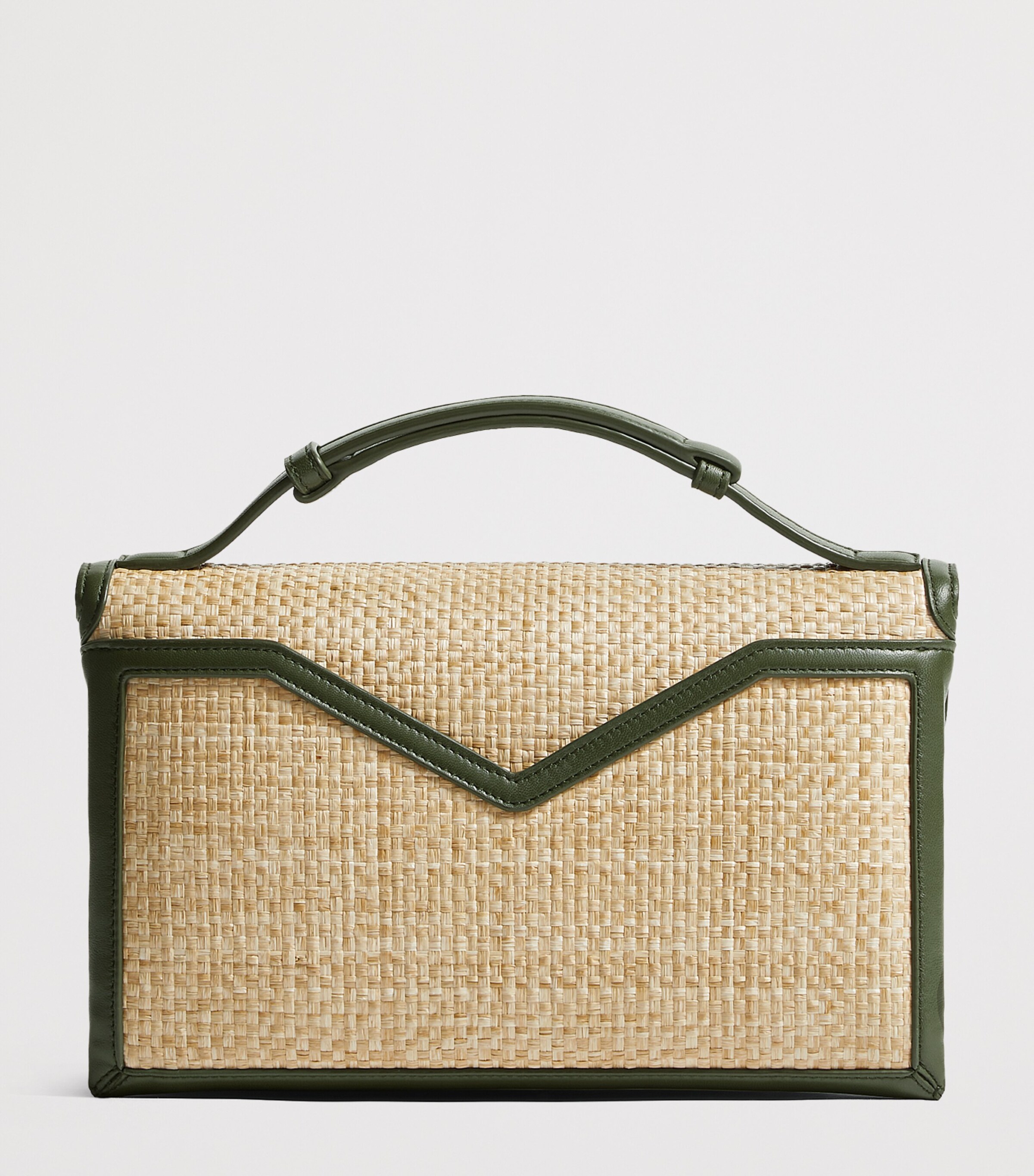 Bottega Veneta White Raffia Knot Lock Shoulder Bag | Harrods US