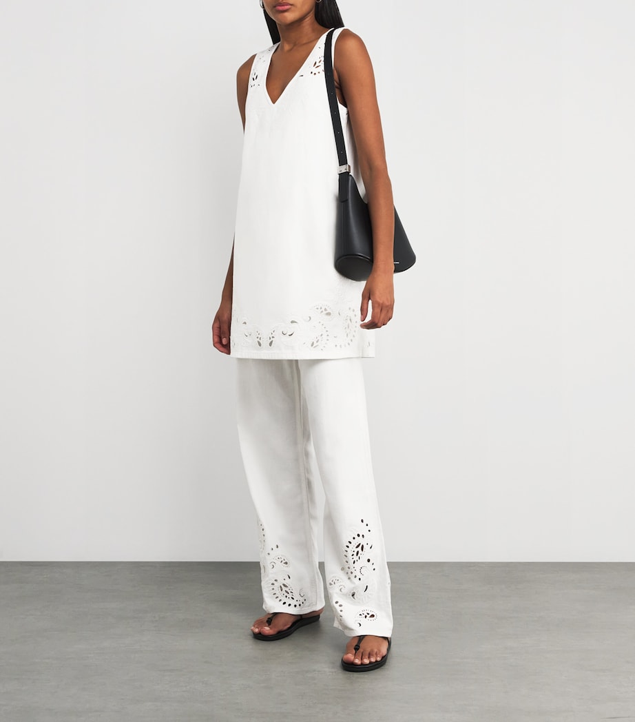 Featherweight Belle Mini Dress WHITE Image 6