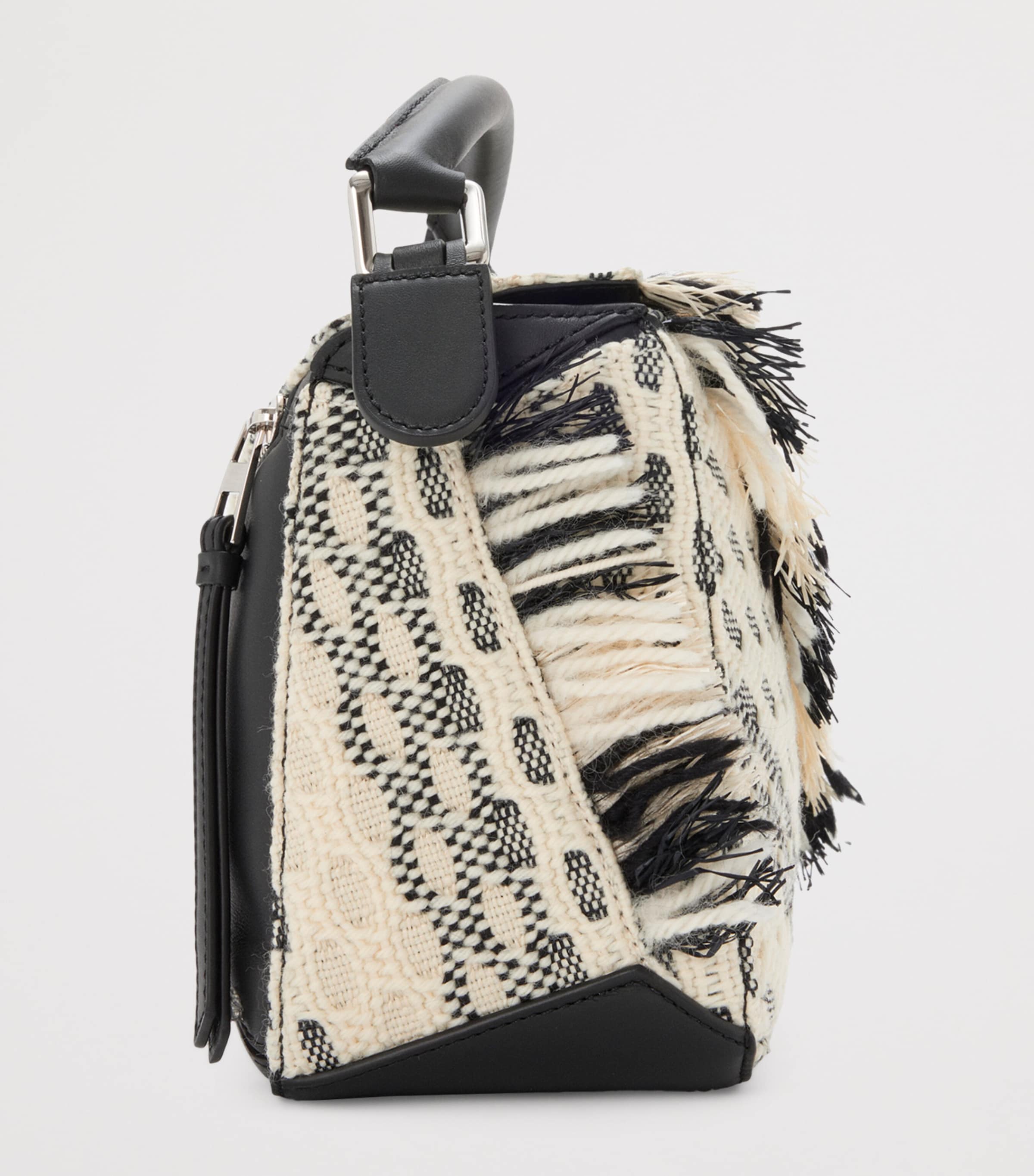 x Albers Puzzle Top-Handle Bag BLACK/WHITE Image 3