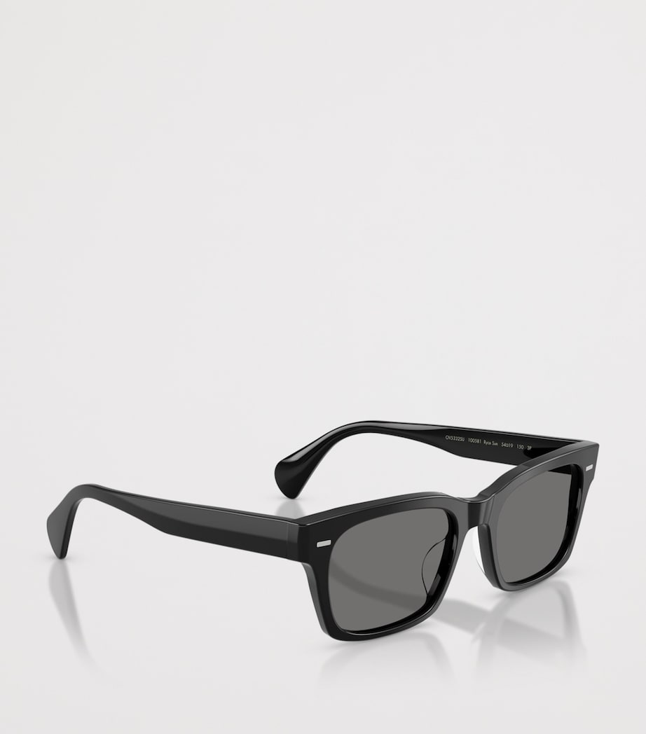 Oliver Peoples Ryce Rectangle Sunglasses Black Image 6