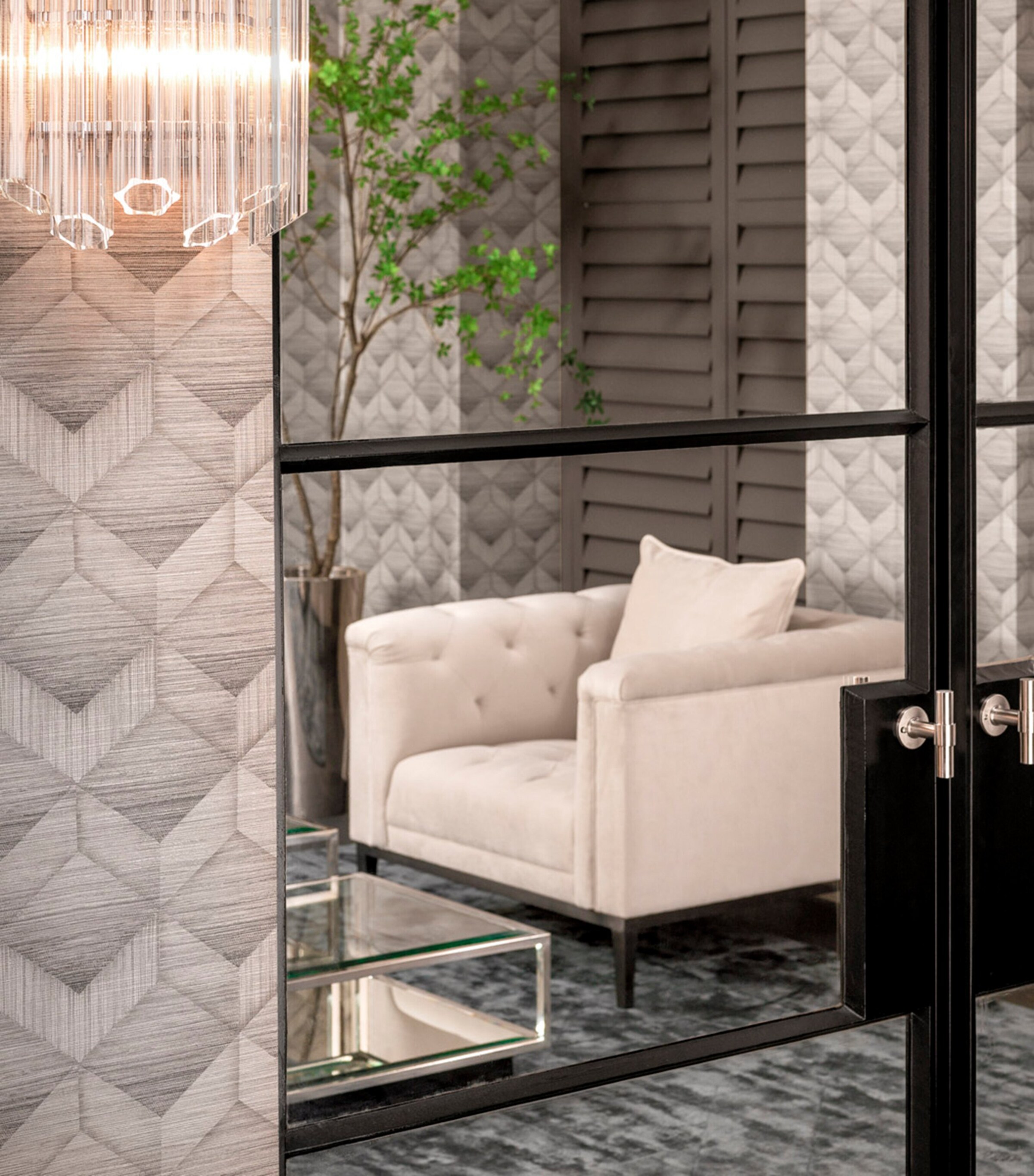 Cesare Armchair PEBBLE GREY Image 4