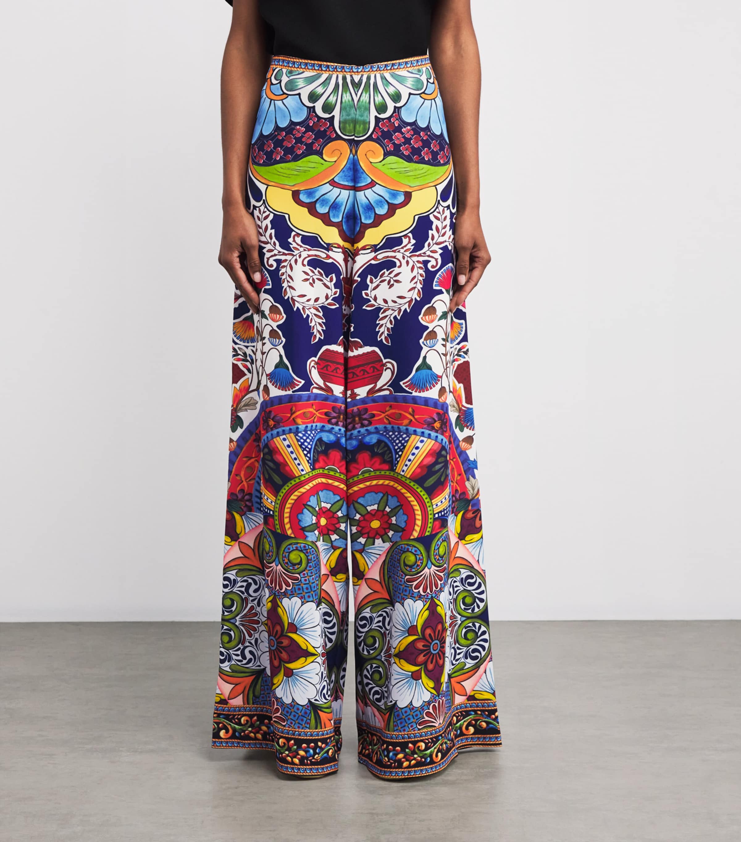 Printed Athena Trousers C509 ON THE ROAD Image 3