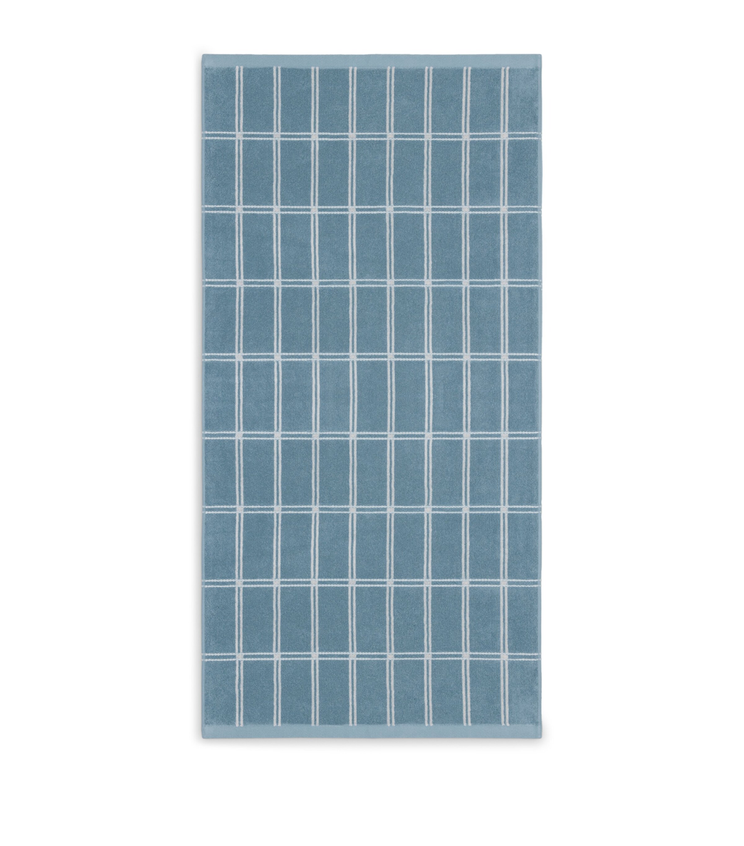 BAINA Organic Cotton Sorn Bath Towel (70cm x 140cm) Celeste & Chalk Image 2