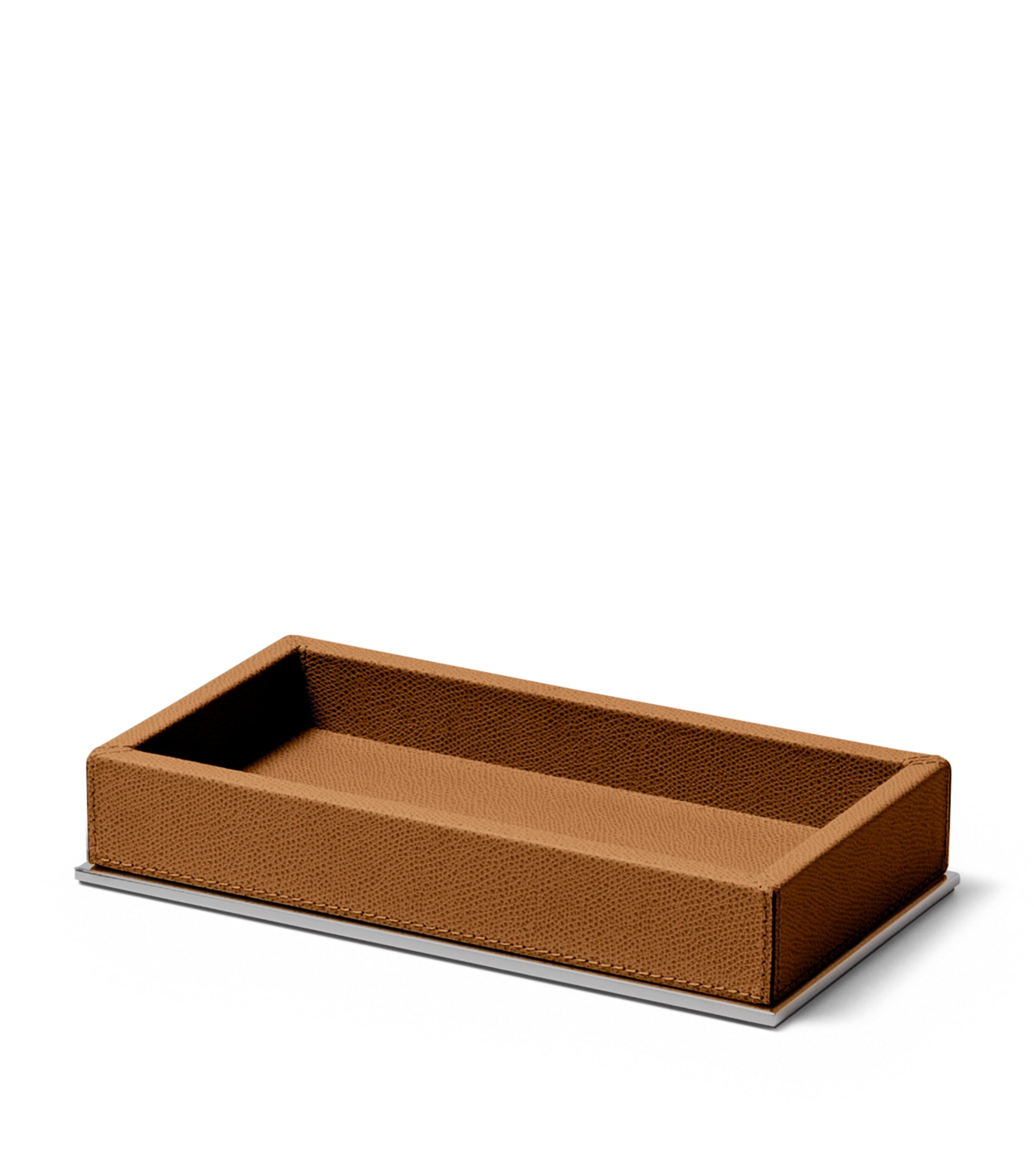 Frette Leather Otello Valet Tray Tabacco Image 1