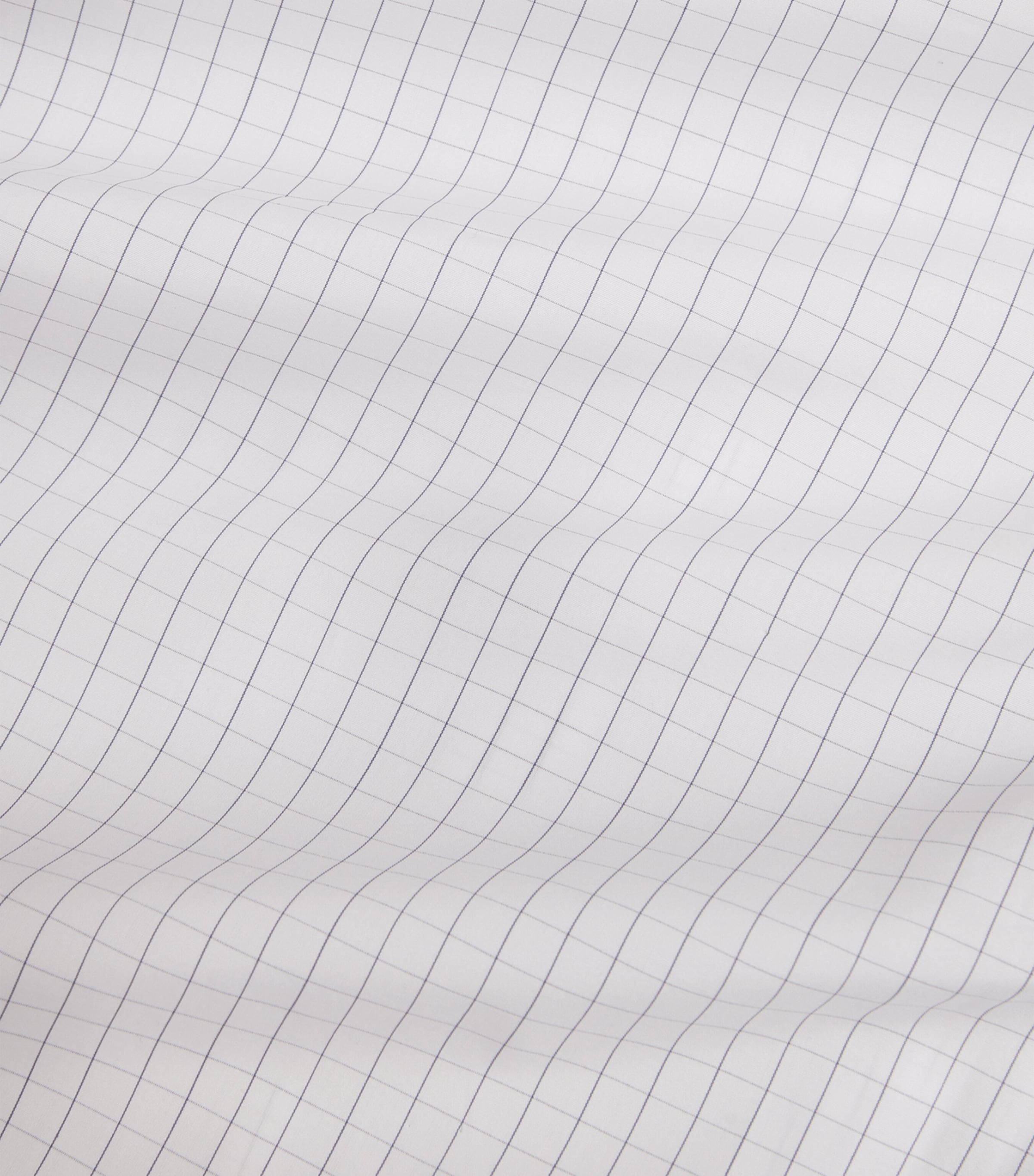 Giza Cotton Tattersall Check Shirt 122BLUE WHITE Image 5