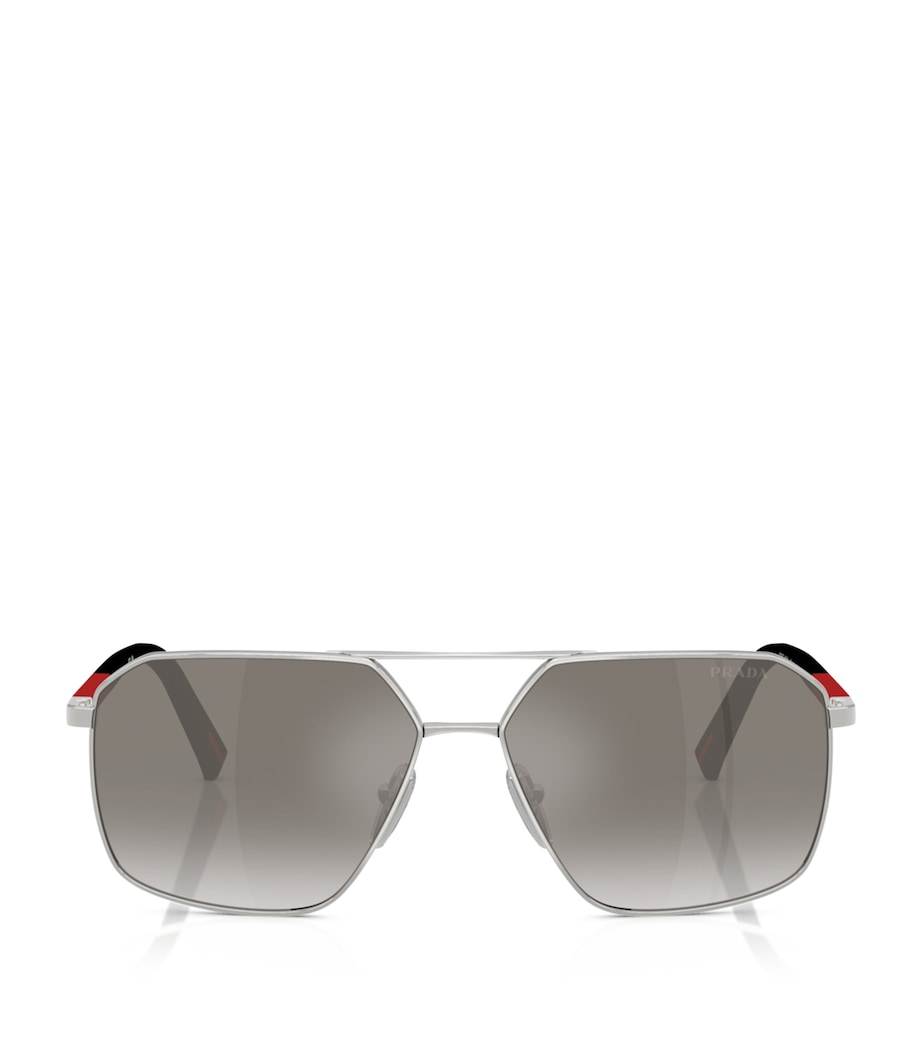 Prada Linea Rossa Metal A50S Aviator Sunglasses Image 1