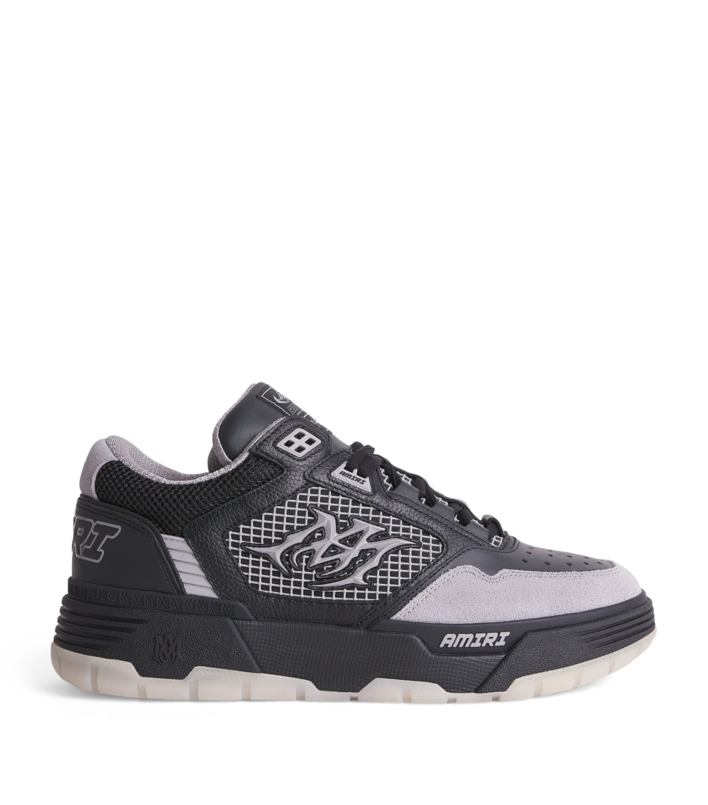 AMIRI Leather MA-94 Sneakers Black Grey Image 1