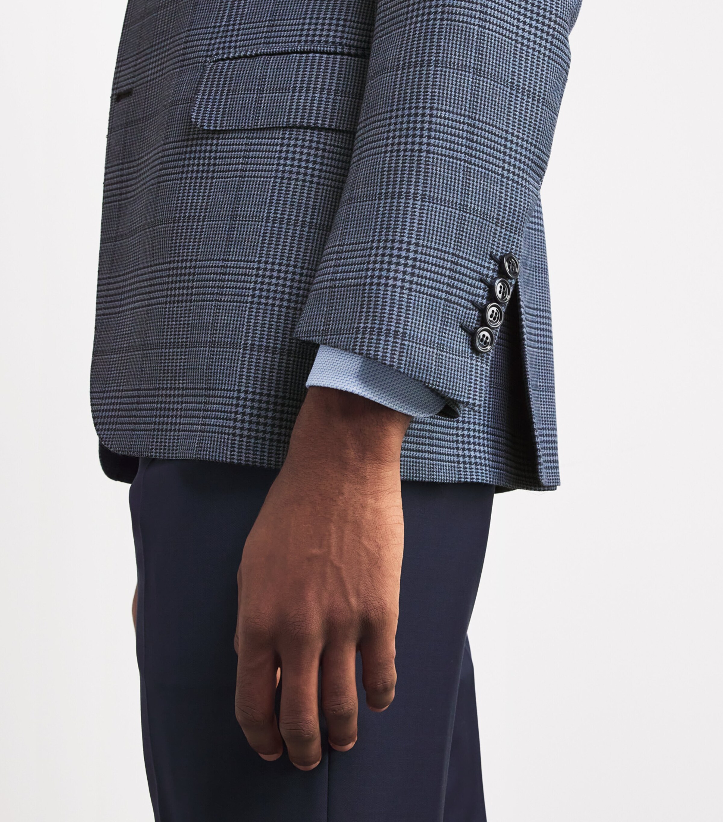 Brioni Mens Wool Houndstooth Ravello Blazer Image 6