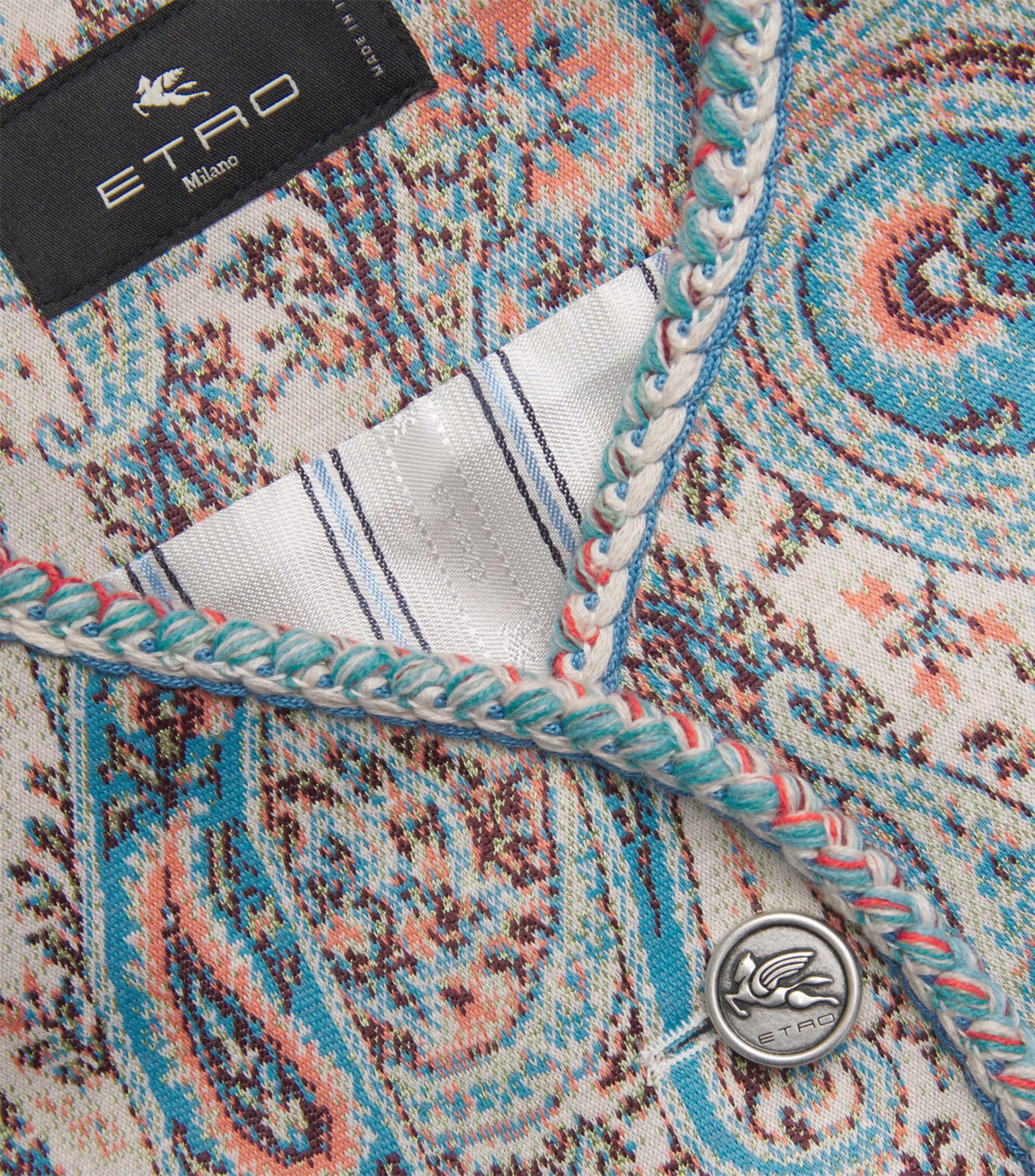 Paisley Single-Breasted Waistcoat S9880 Image 5