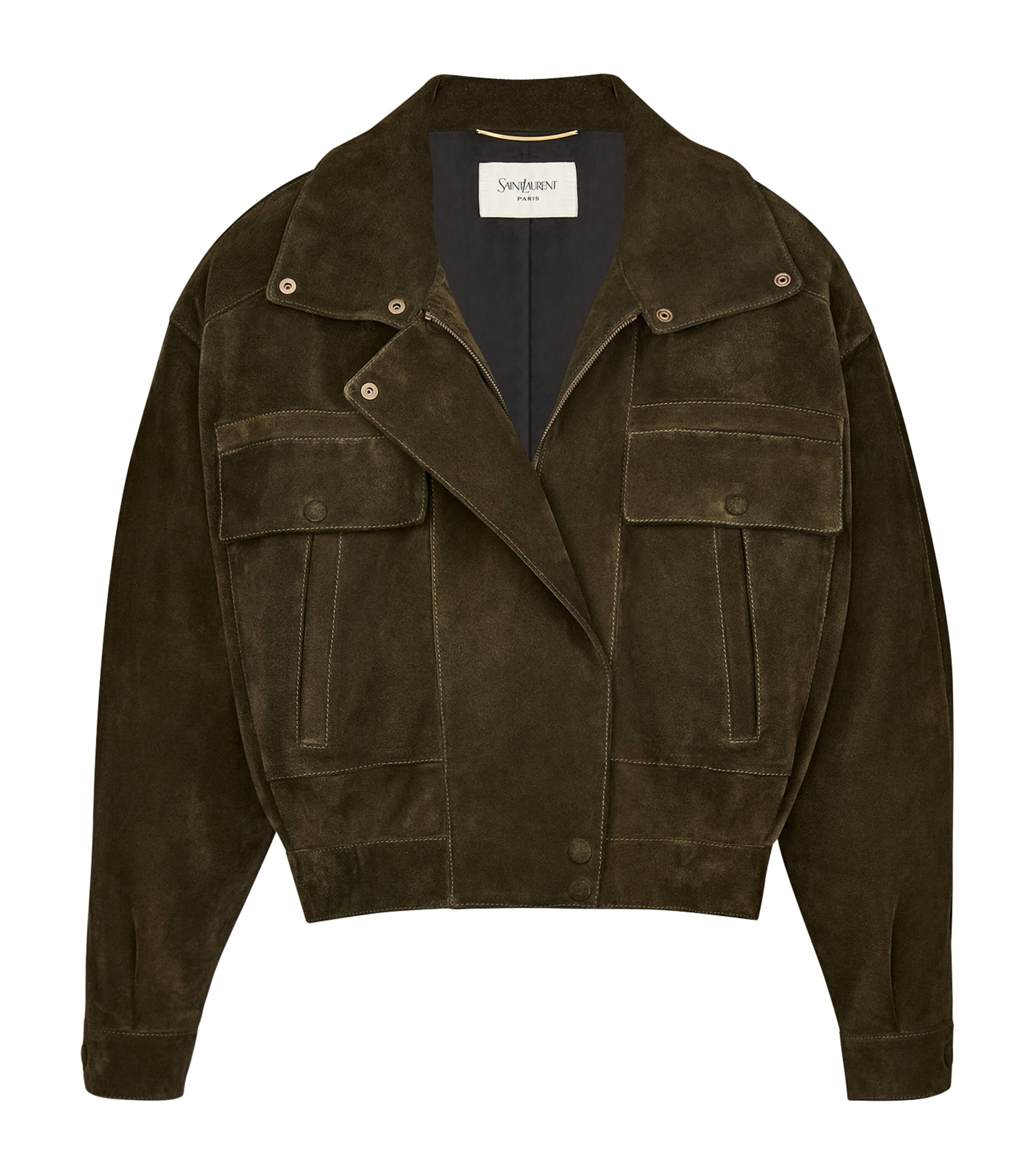 Calfskin Cropped Jacket 3260 Image 3