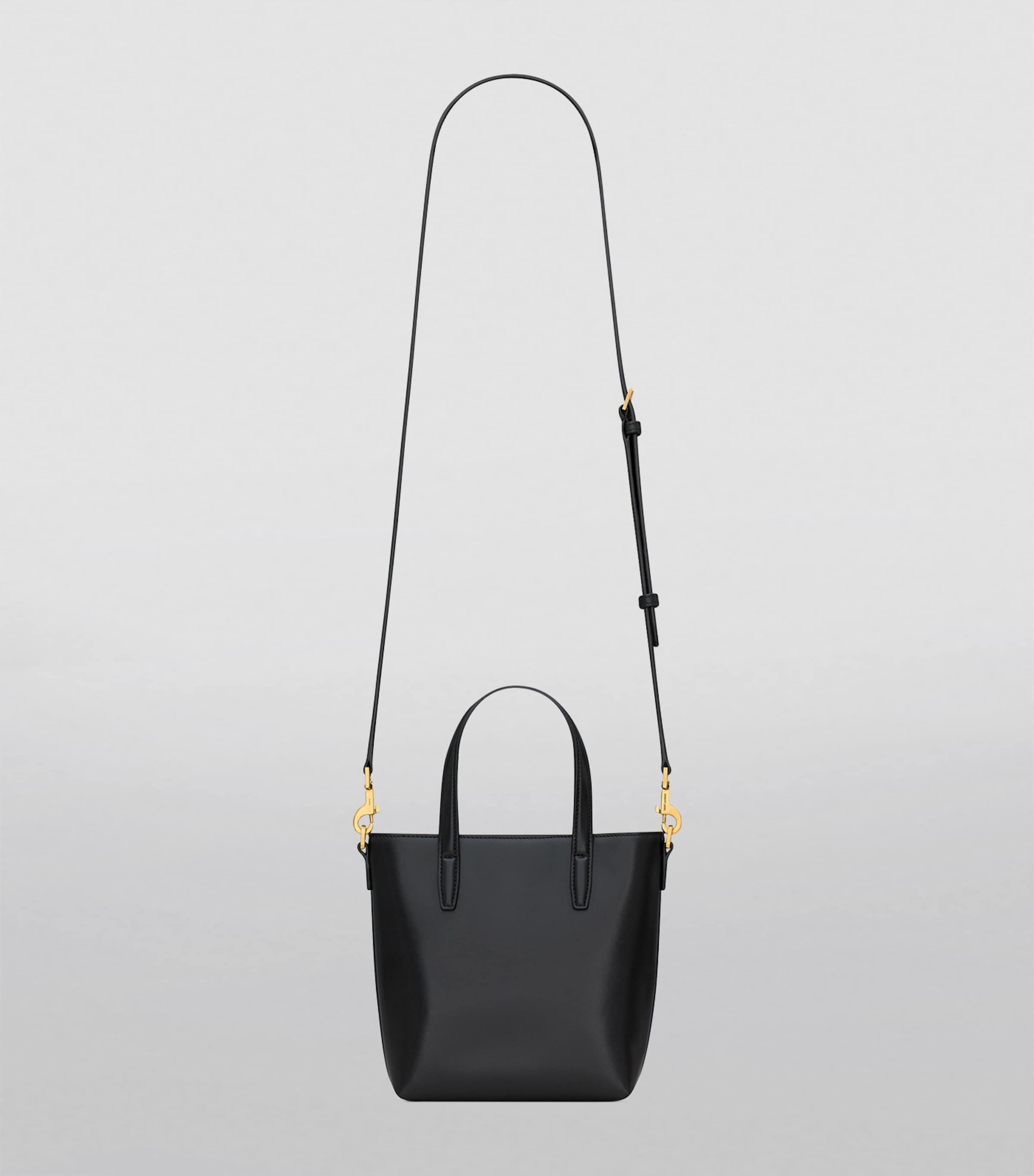 Saint Laurent Mini Leather Tote Bag Image 2