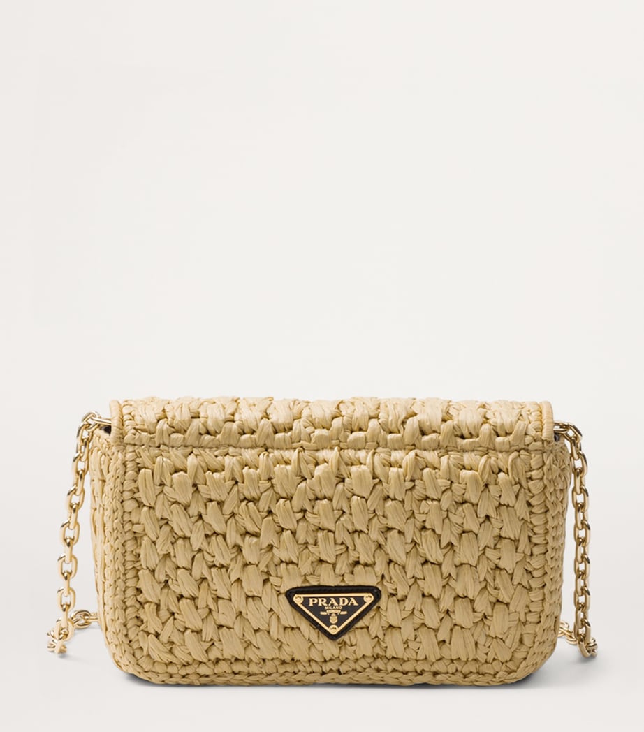 Prada Woven Cross-Body Bag Image 3