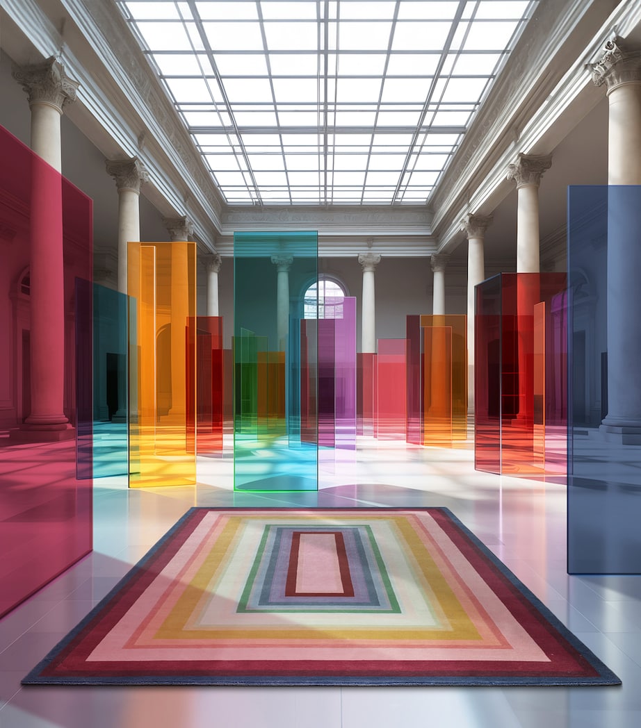 x Paul Smith Prisma Rug (2.74m x 1.83m) MULTI Image 4