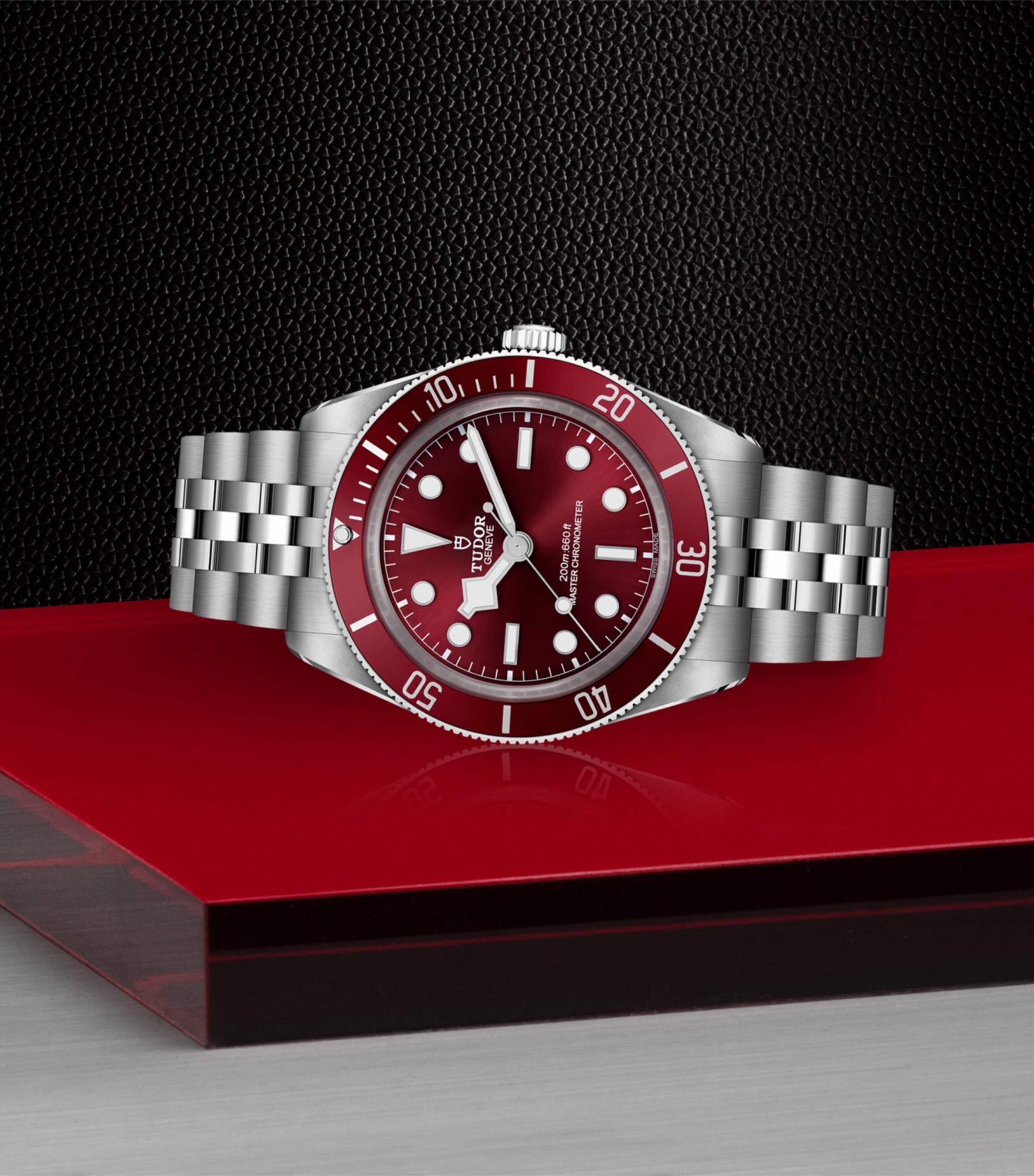 Black Bay 58 Stainless Steel Watch 39mm RED Image 3