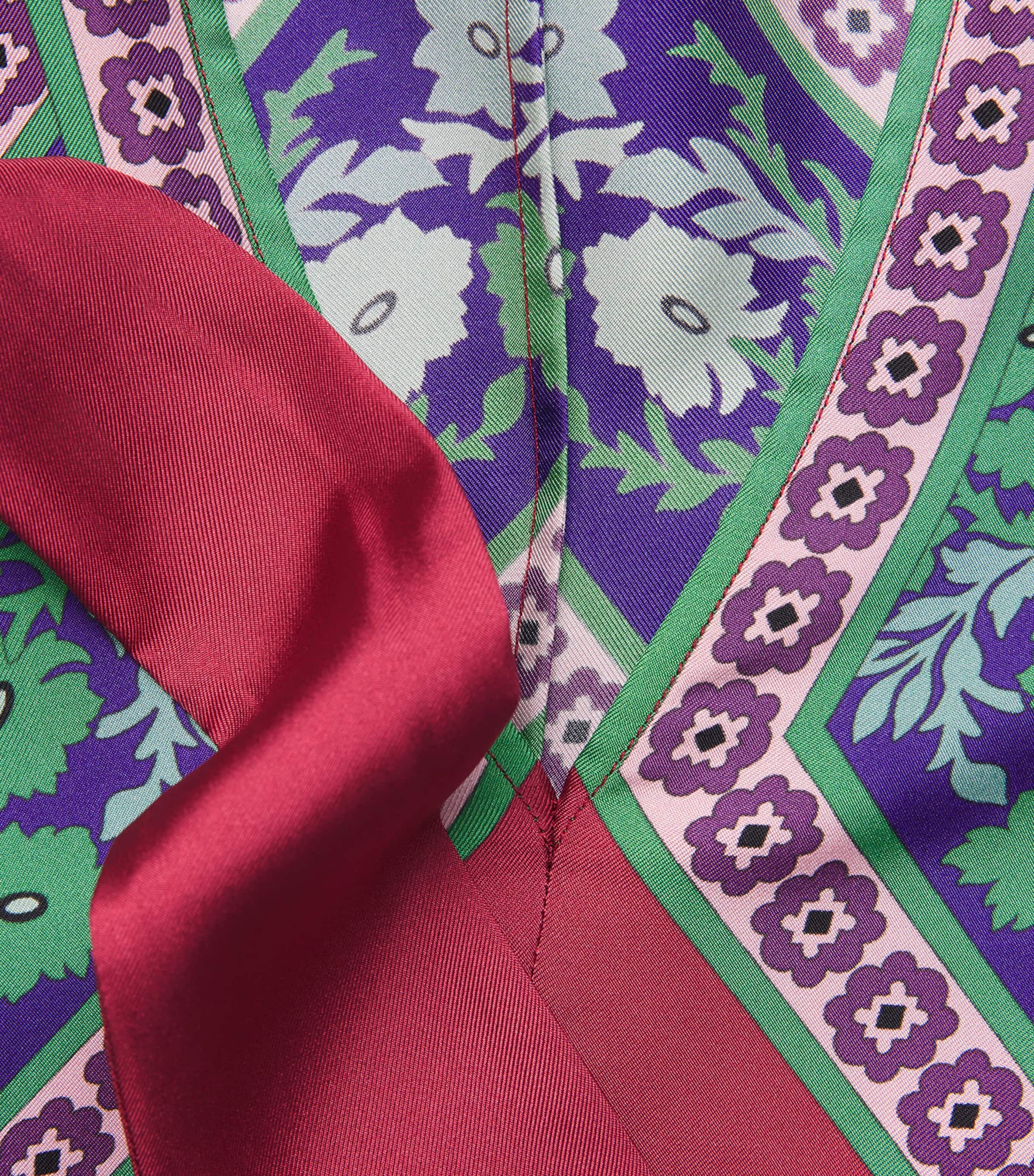 Silk Geometric Print Magnifico Maxi Dress RE01REGALIA PLACEE Image 5