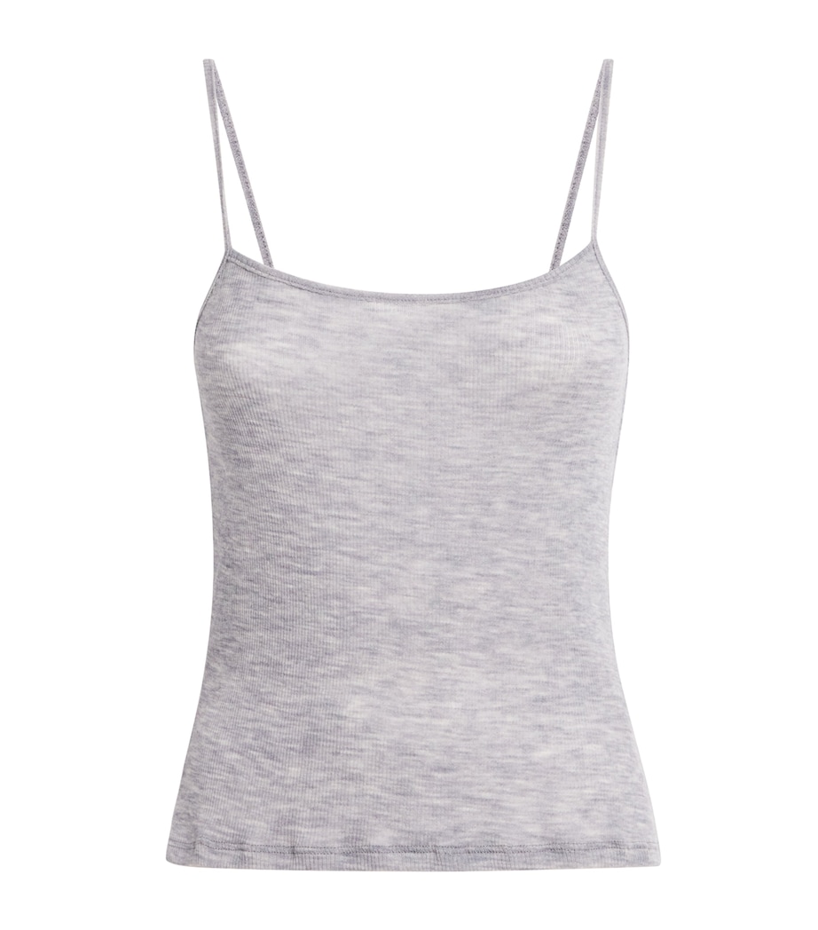 Merino Wool Cami Top GREY MARLE Image 1