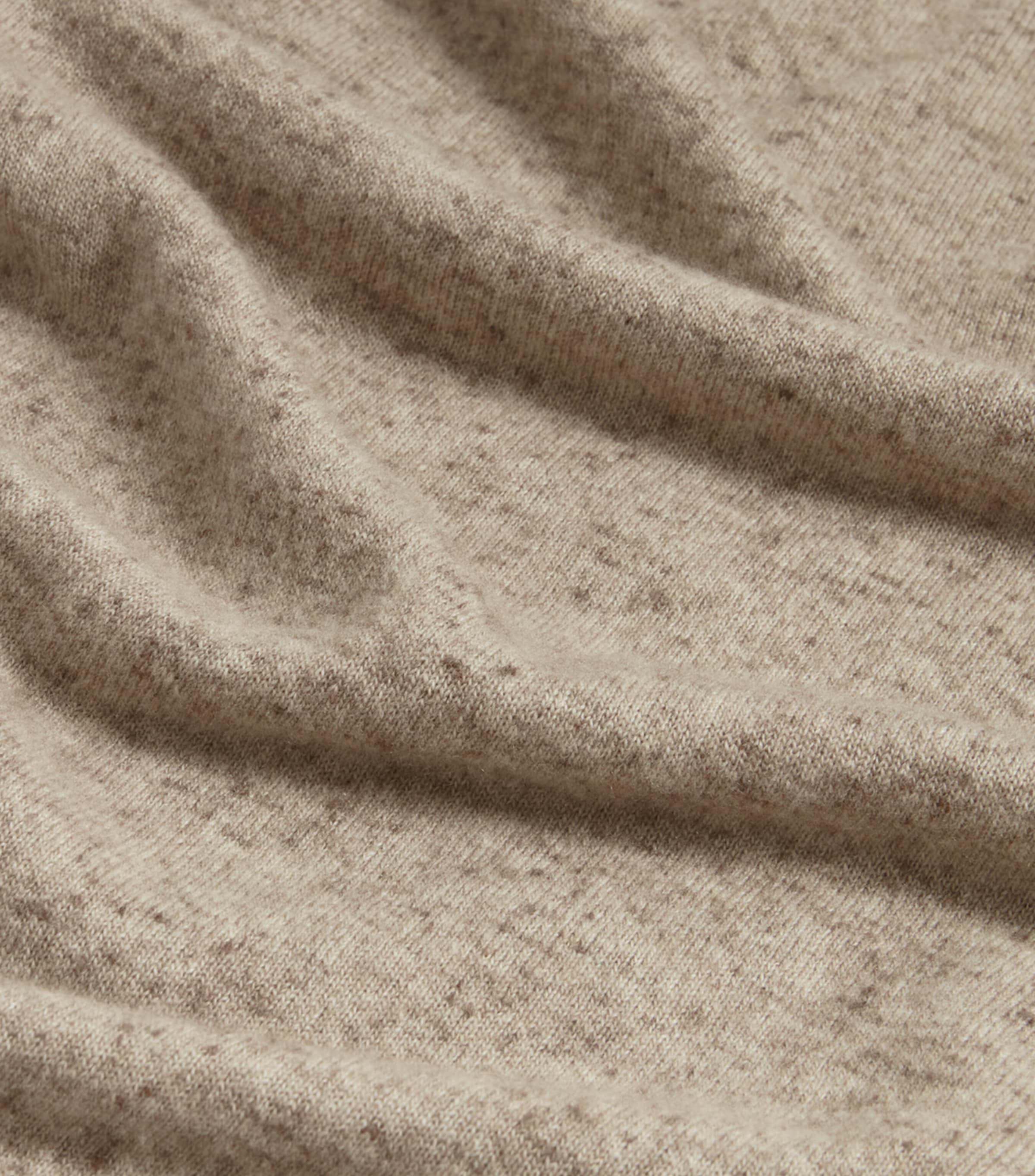 Cashmere Rollneck Donegal Sweater 106OAT MEAL Image 5