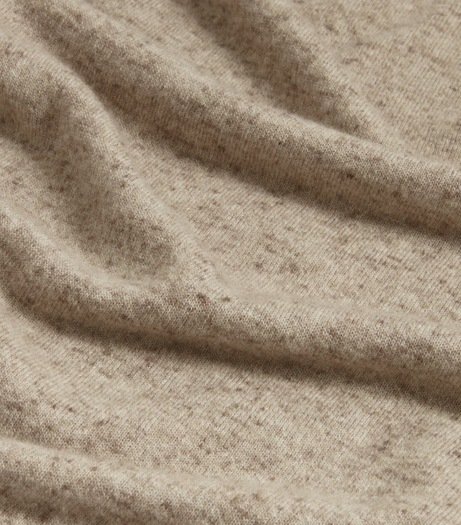 Cashmere Rollneck Donegal Sweater 106OAT MEAL Image 5