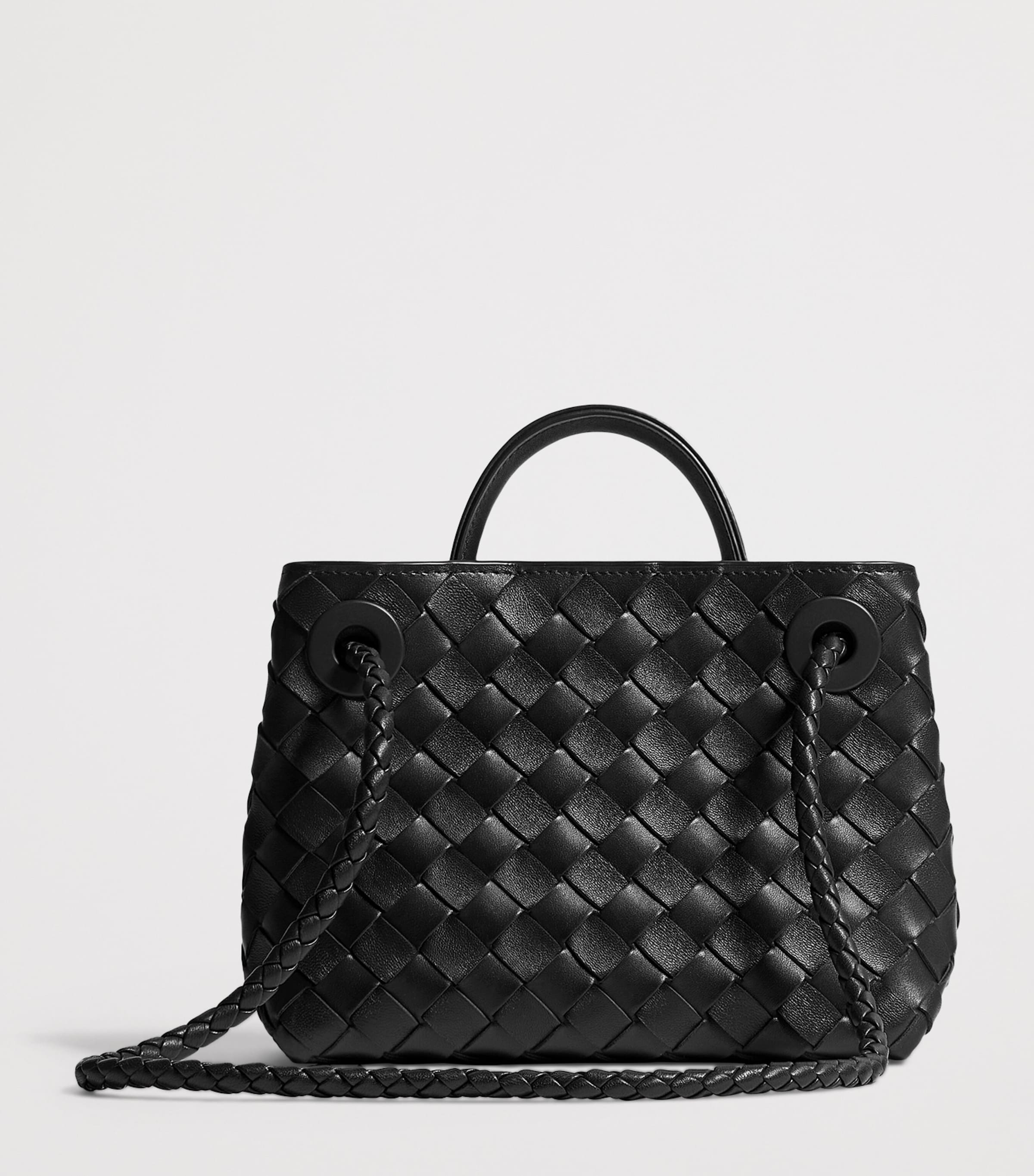 Bottega Veneta Mini Leather Andiamo Top-Handle Bag Image 3