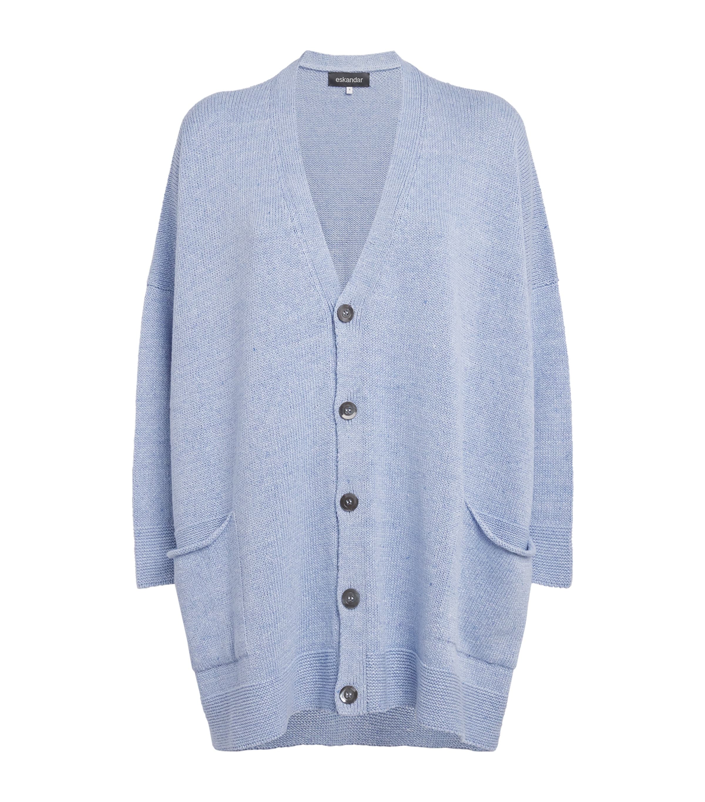Eskandar Linen-organic Cotton Cardigan