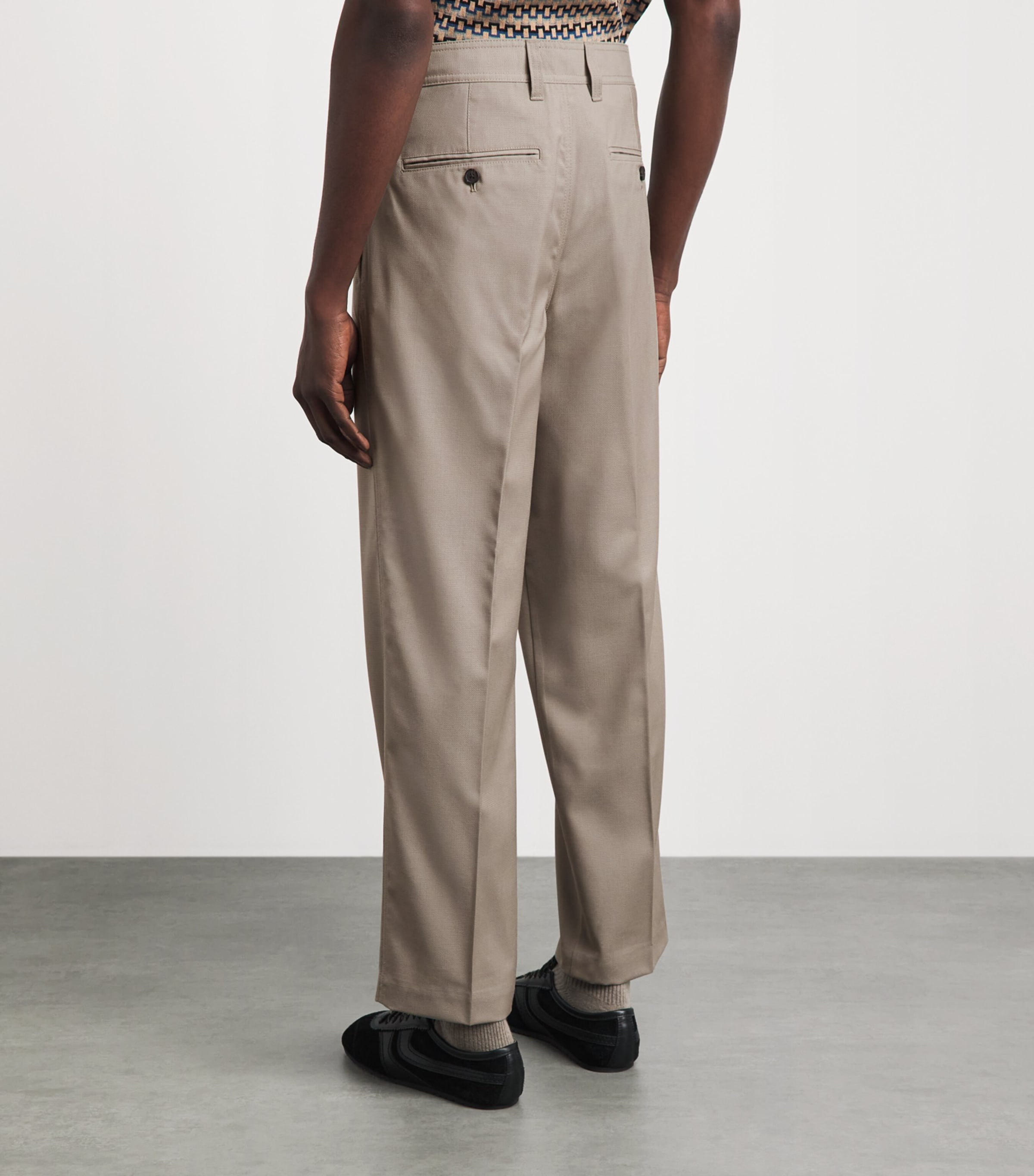 Emporio Armani Mens Twill Trousers Image 5