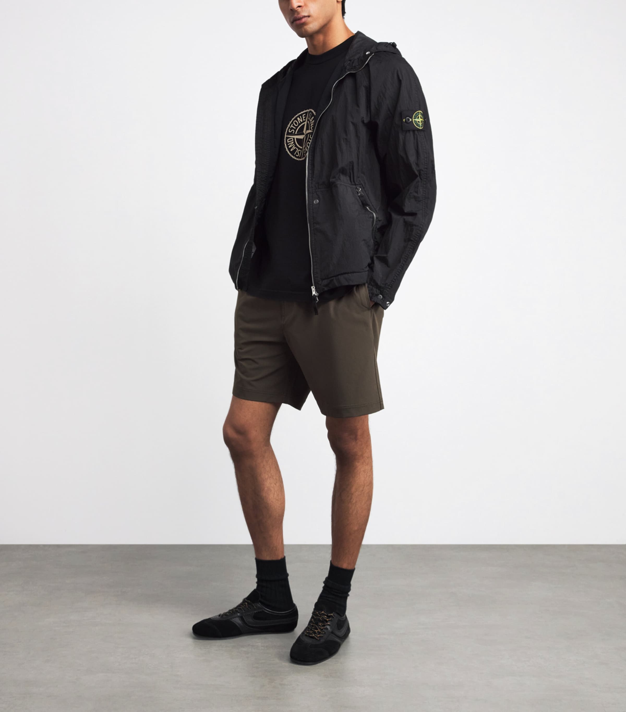 Stone Island Mens Nylon Watro-TC Hooded Parka Image 2